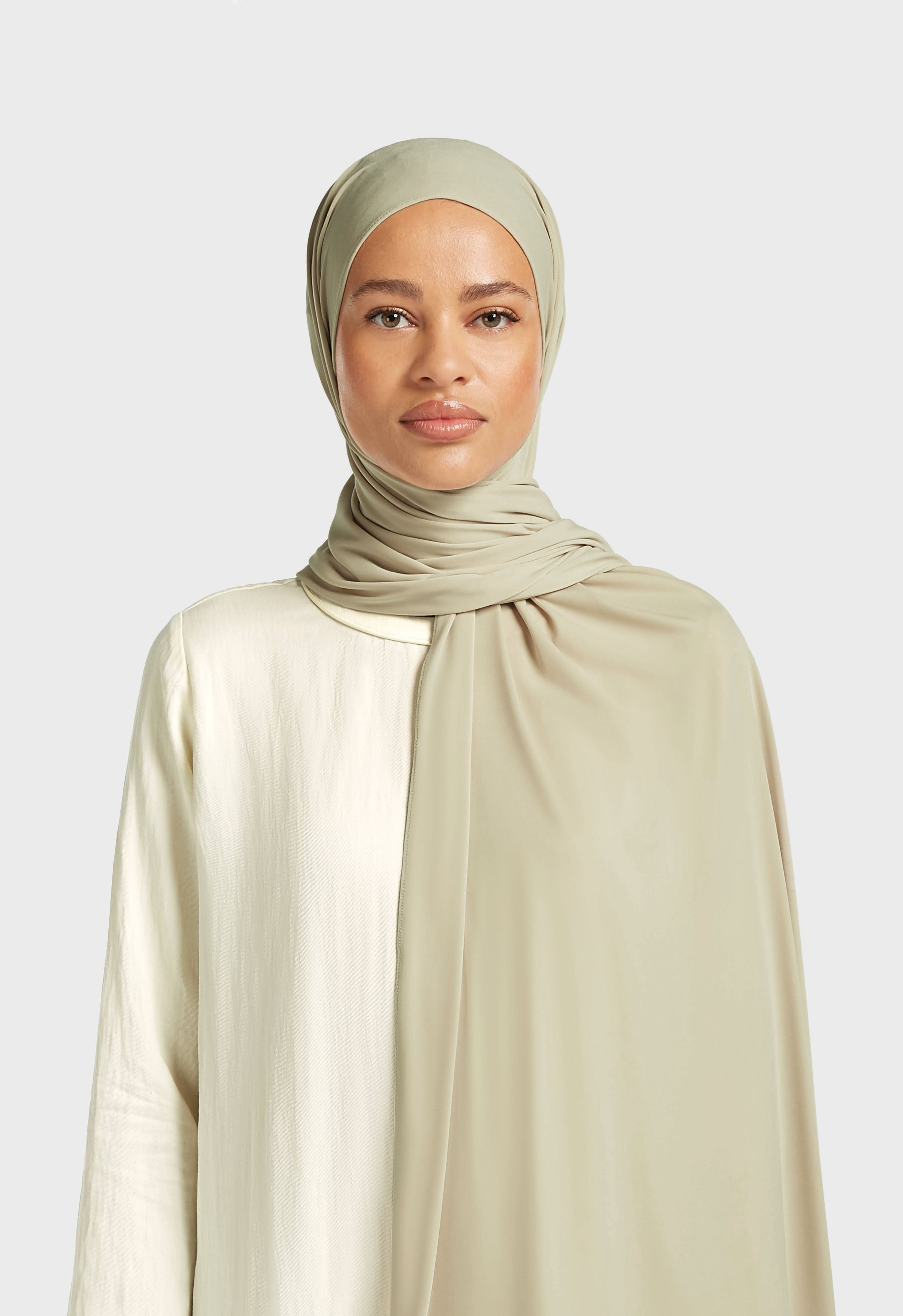 Premium Jersey Scarf | Moss Gray