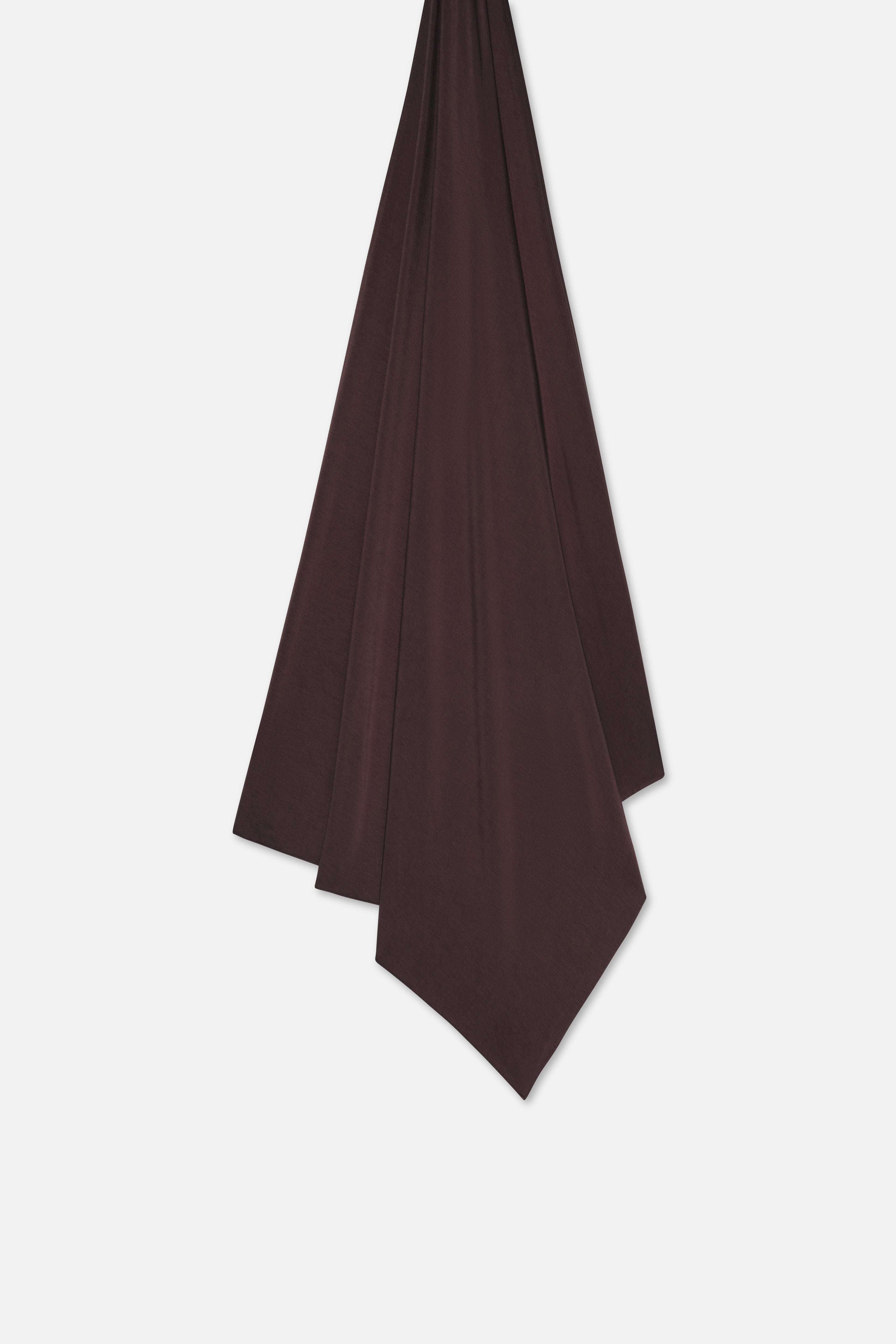 Bamboo Jersey Scarf | Dark Brown
