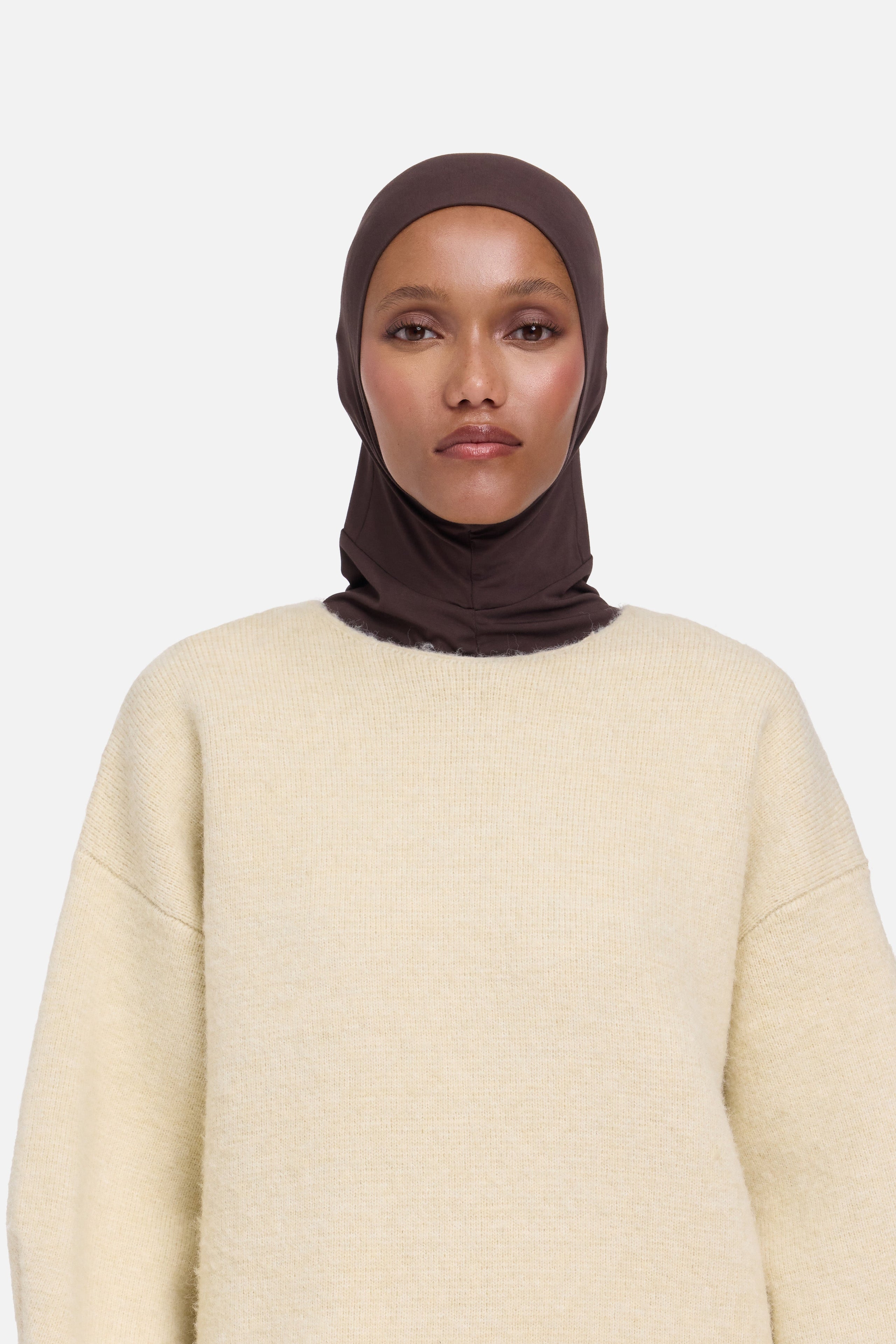 Bamboo Full Cover Underscarf | Dark Brown