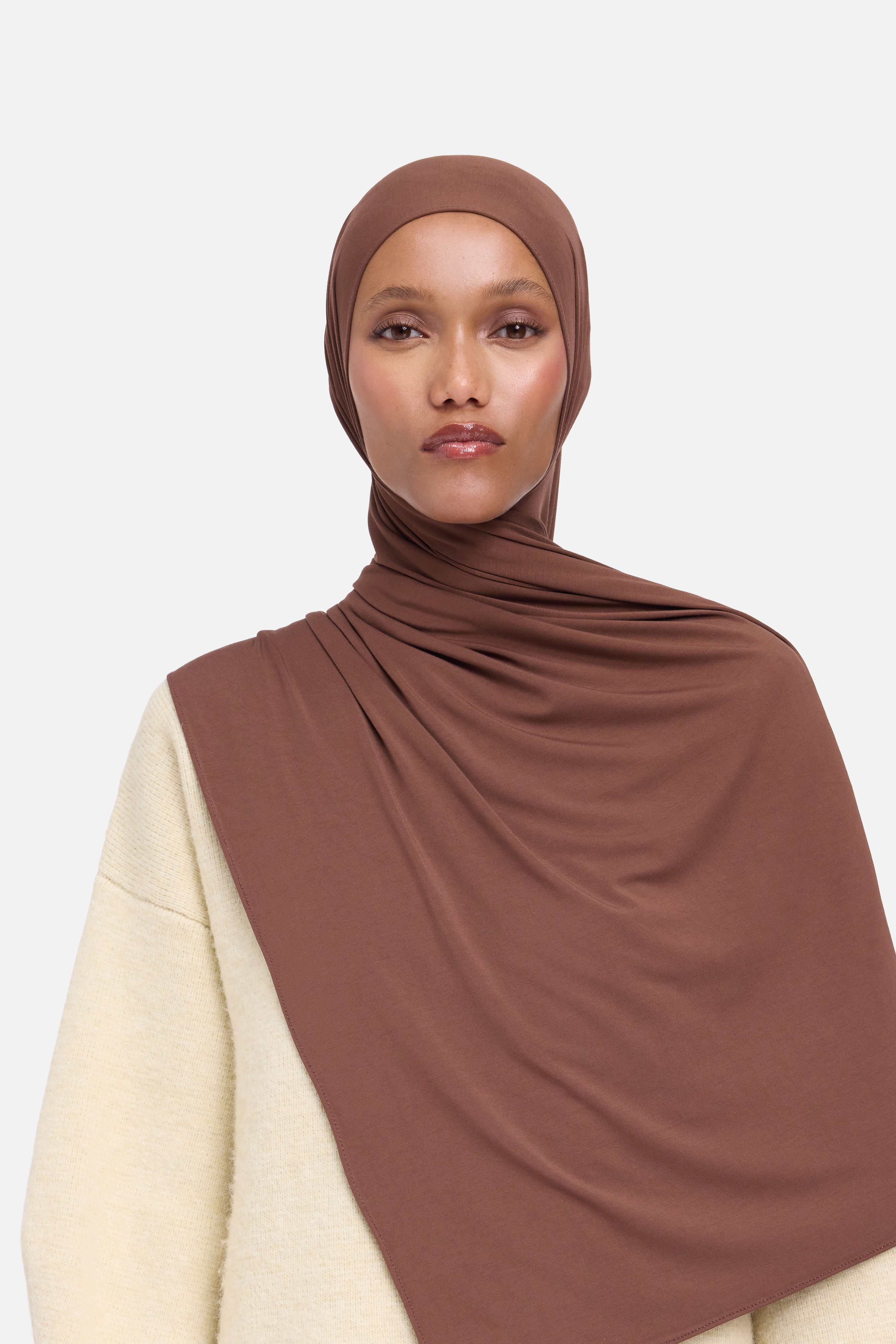 Bamboo Jersey Scarf | Red Wood