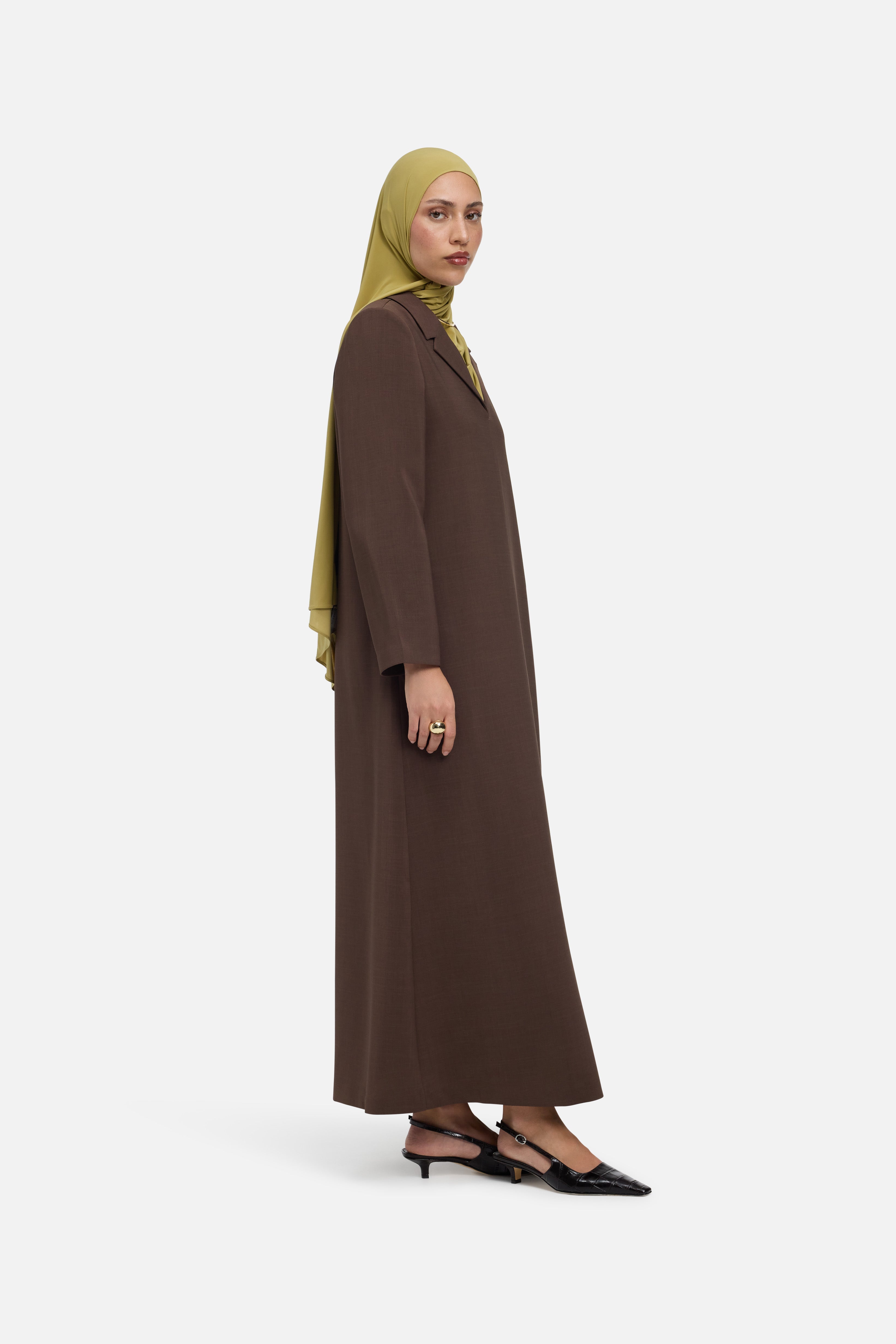 Blazer Dress | Dark Brown