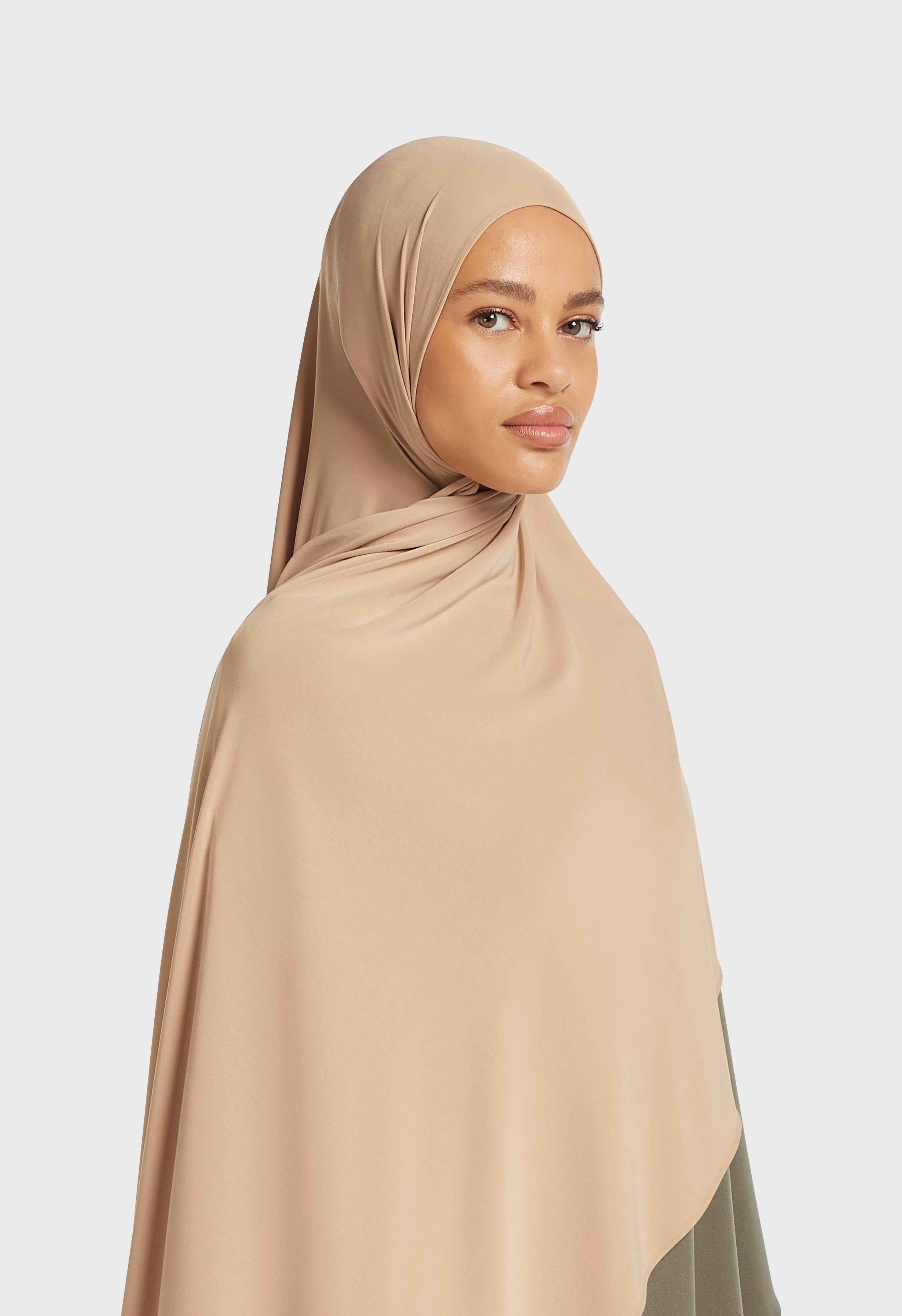 Breathable Jersey Scarf | Cappuccino