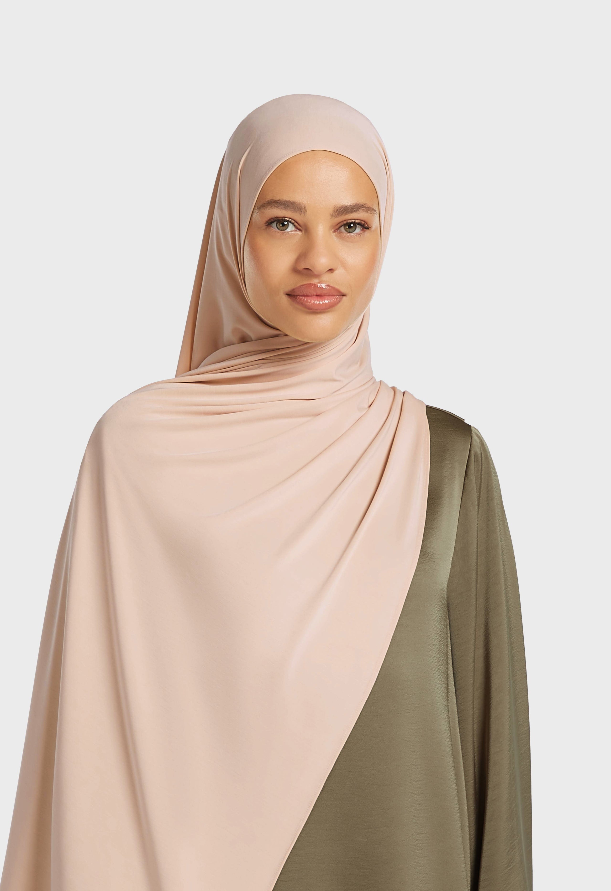 Breathable Jersey Scarf | Cloud Rose