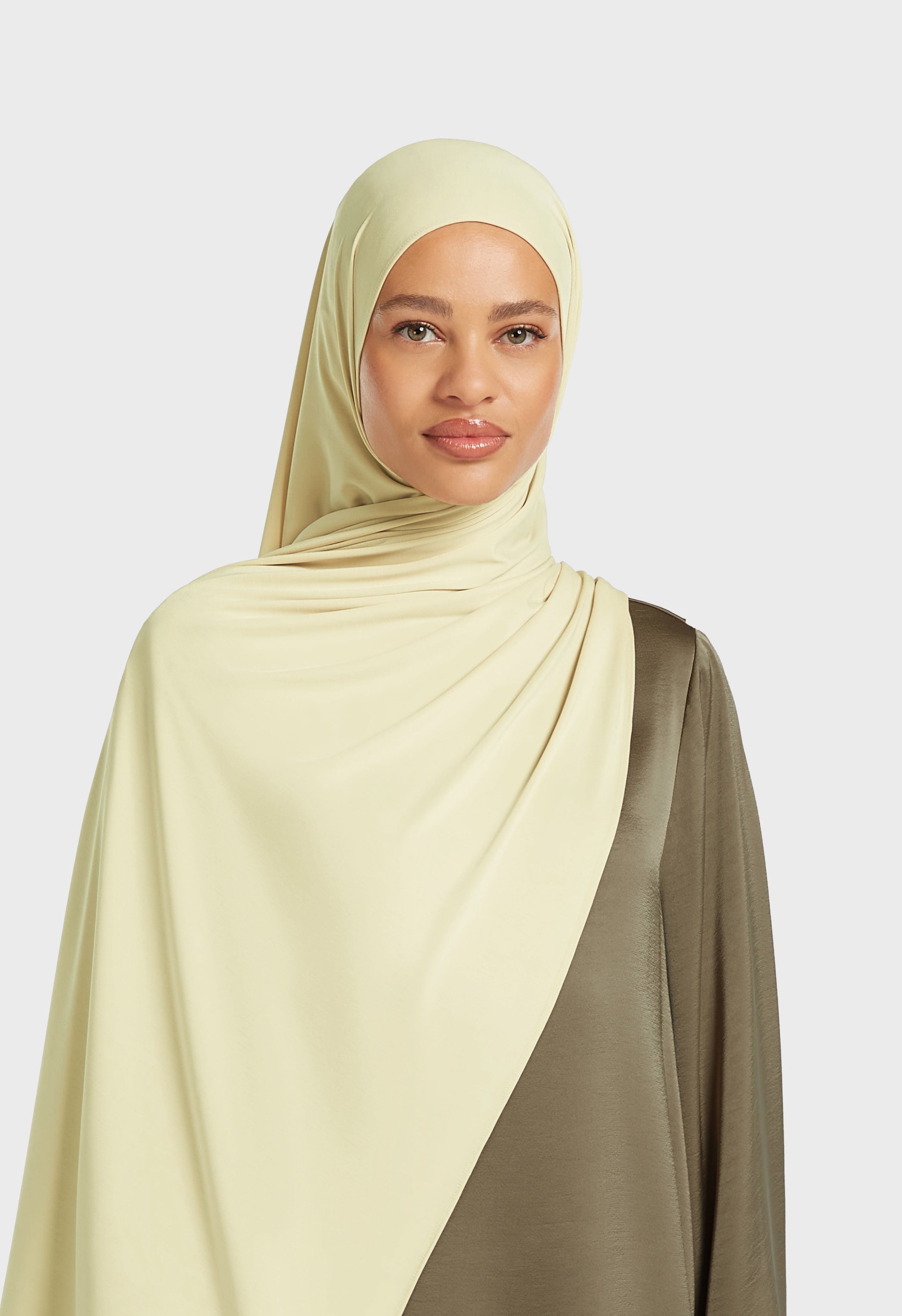 Breathable Jersey Scarf | Lemon