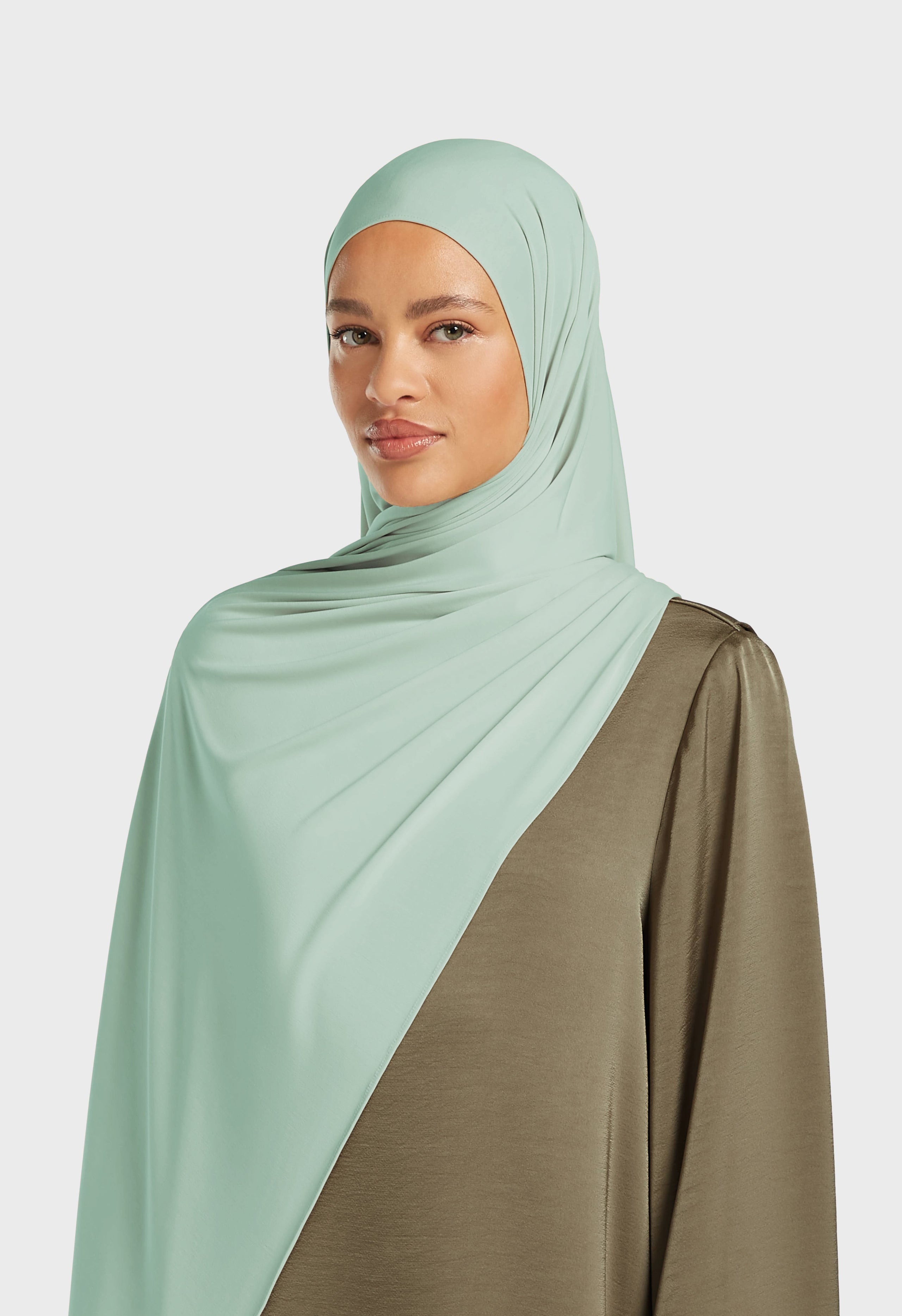 Breathable Jersey Scarf | Powder Blue
