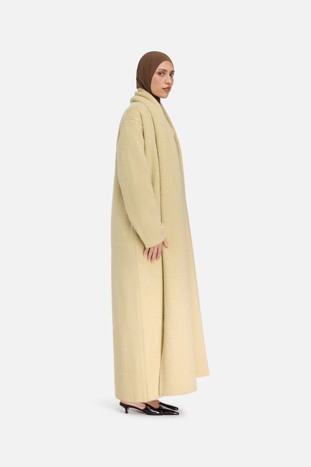 Brushed Knit Abaya | Desert Clay