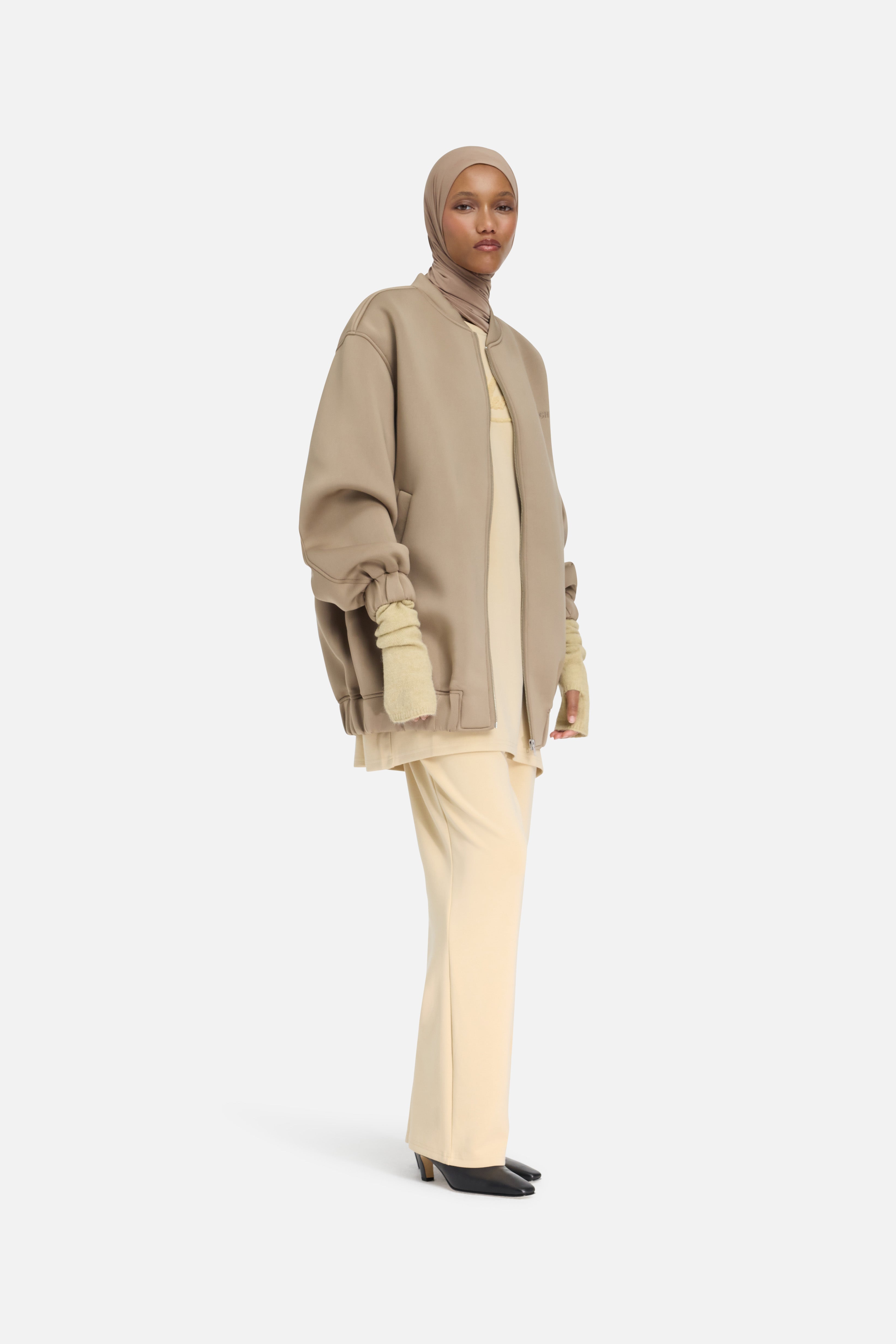 Brushed Knit Gloves | Desert Clay