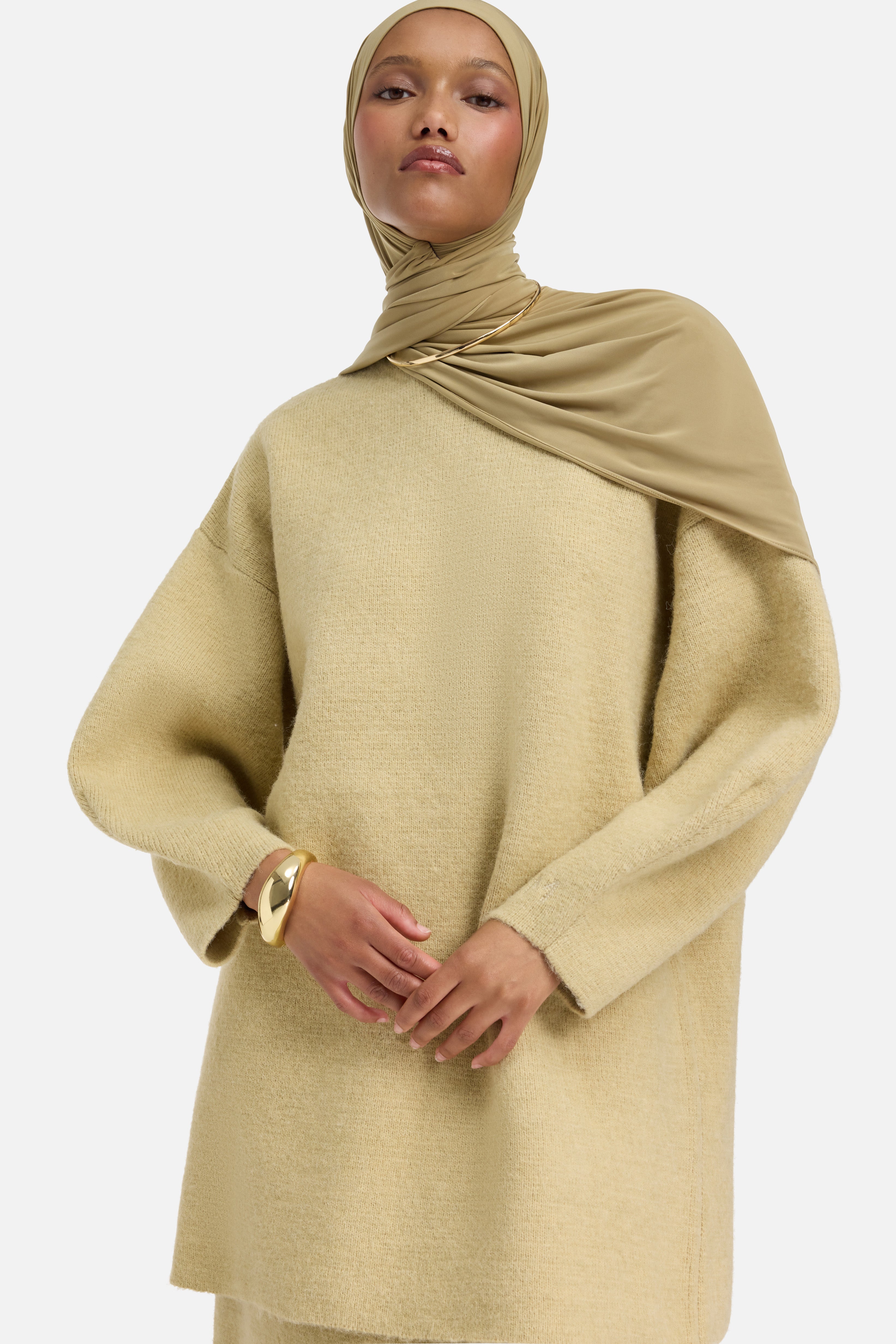 Brushed Knit Sweater | Desert Clay