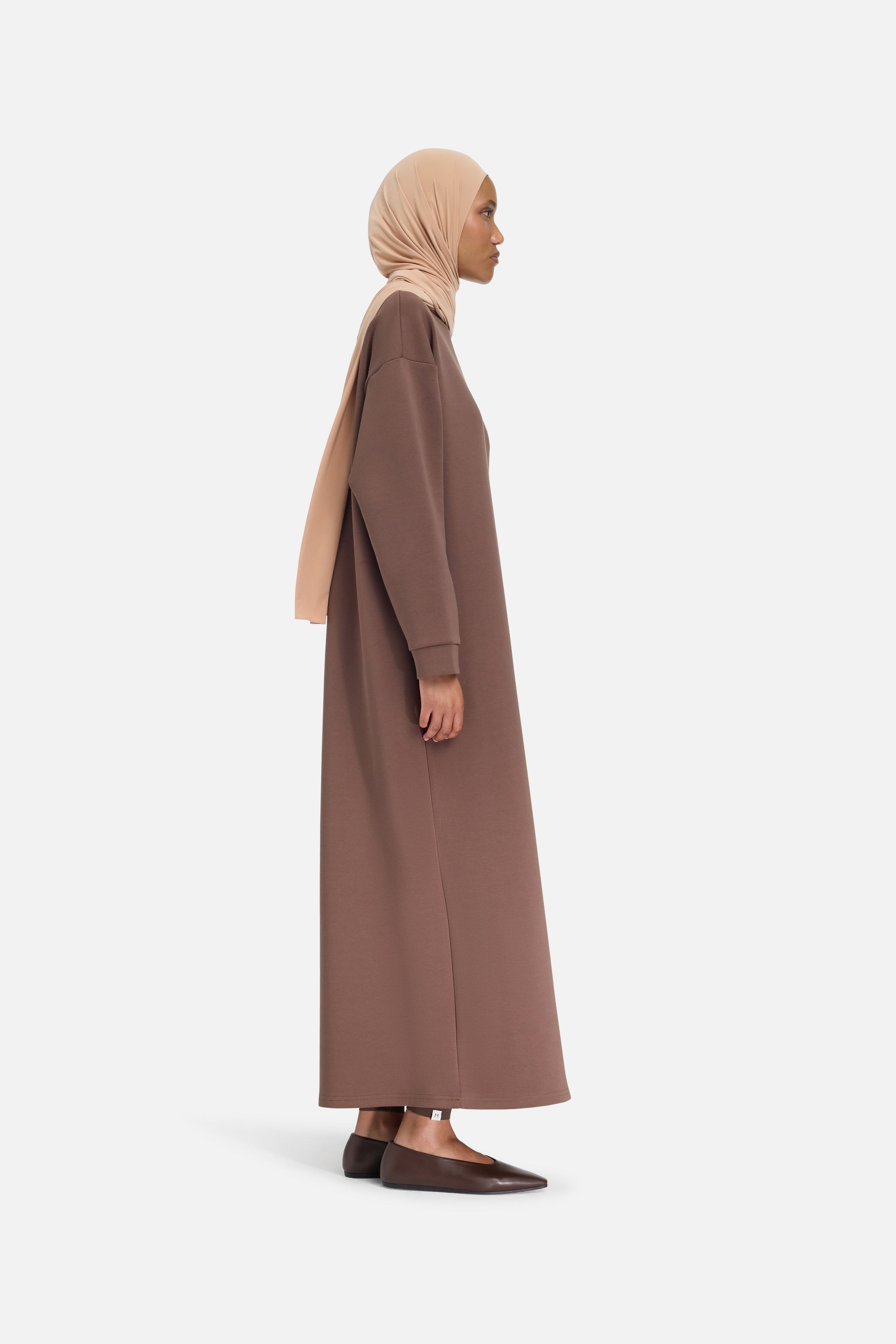 Comfy Sweater Dress | Chocolate