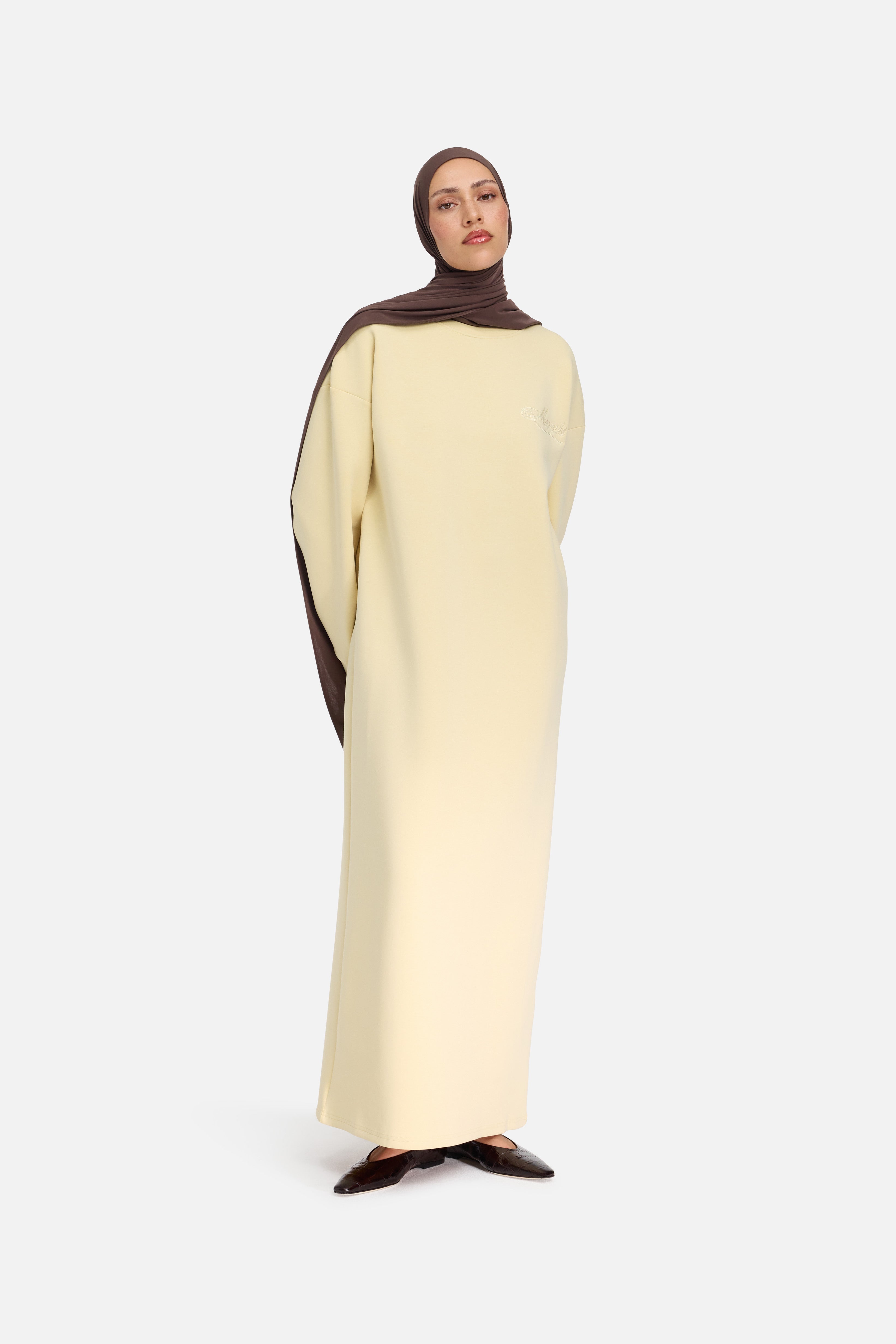 Comfy Sweater Dress | White Honey