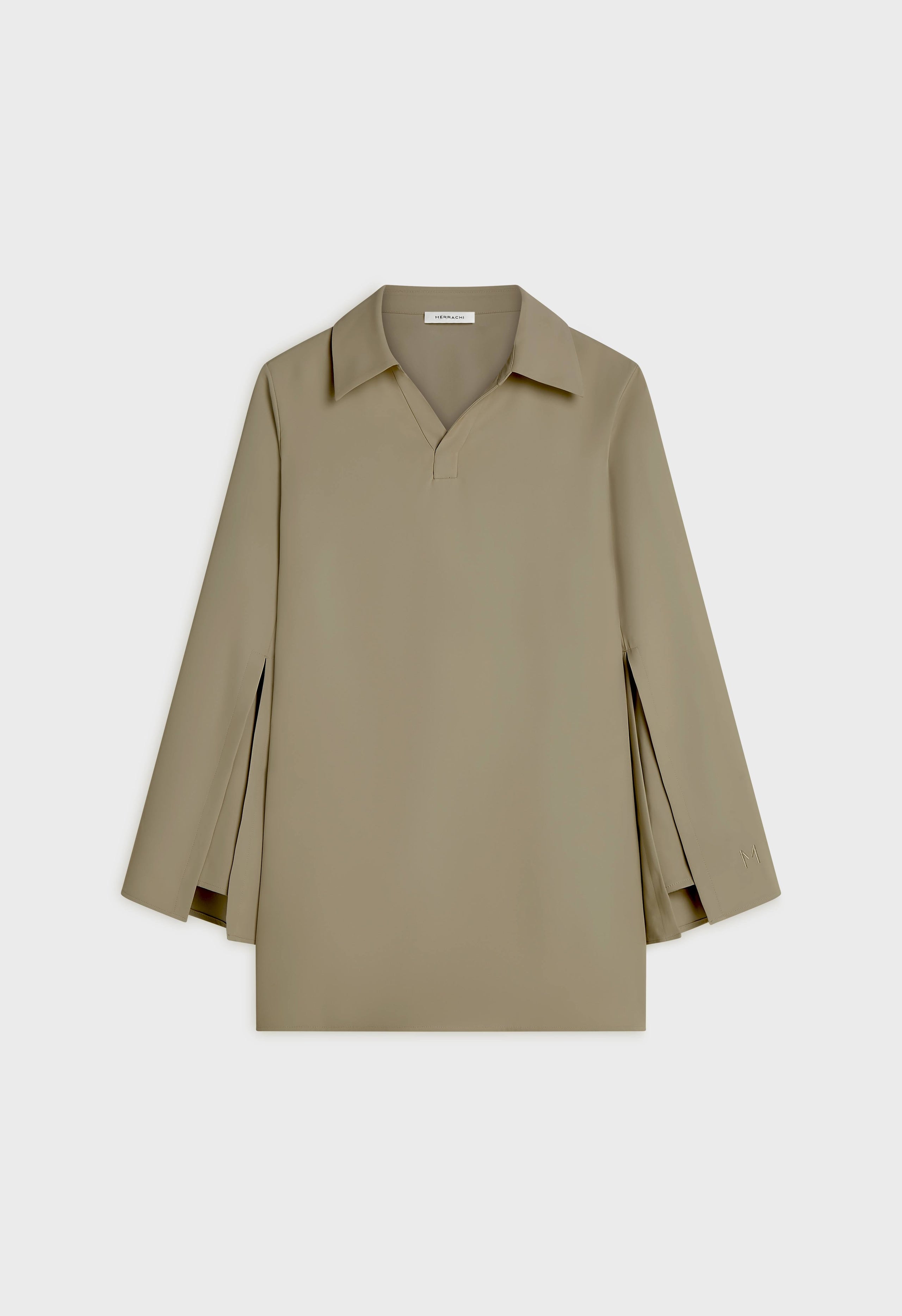 Double Sleeve Blouse | Desert Brown