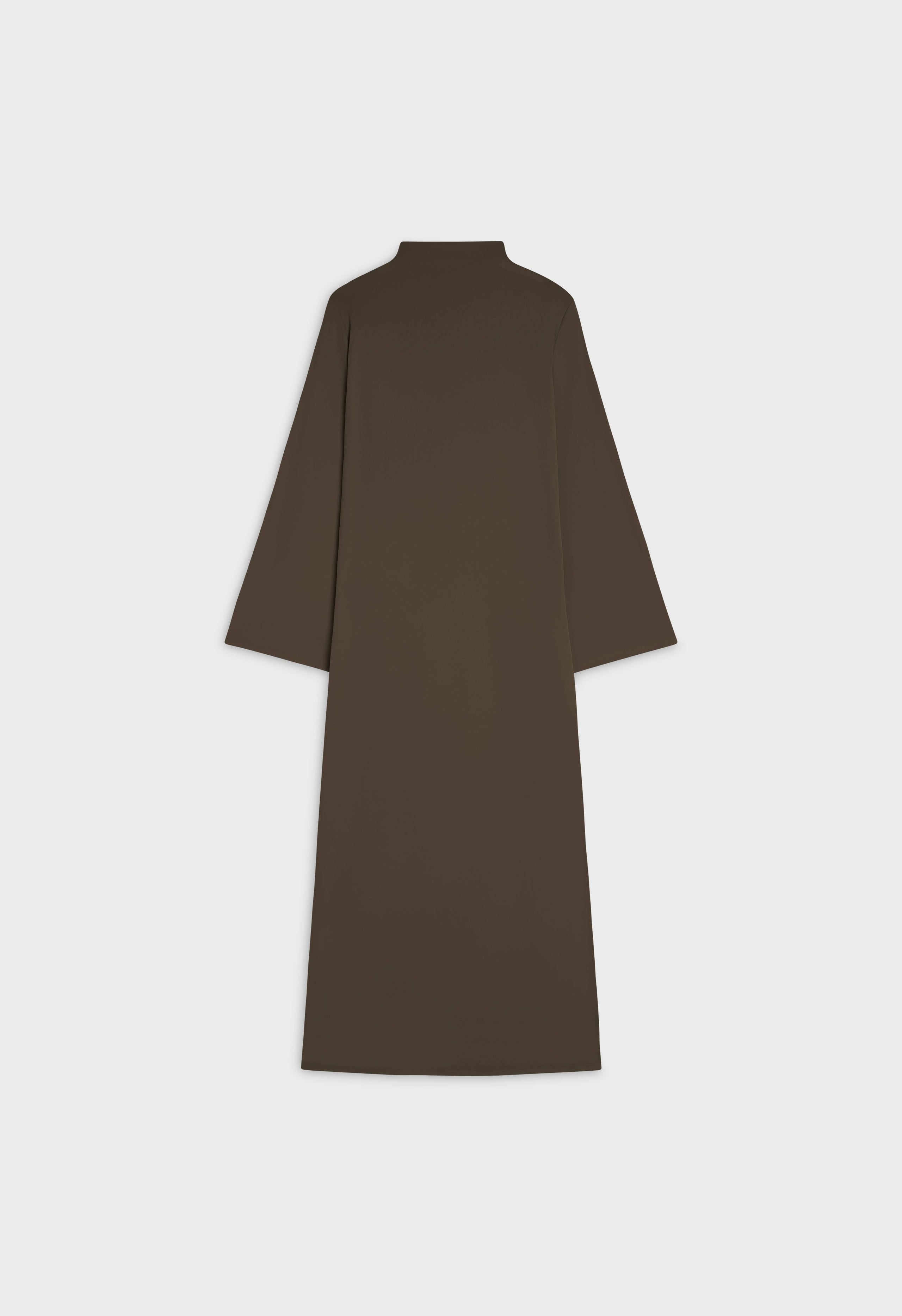 Essential Jersey Dress Regular | Deep Brown