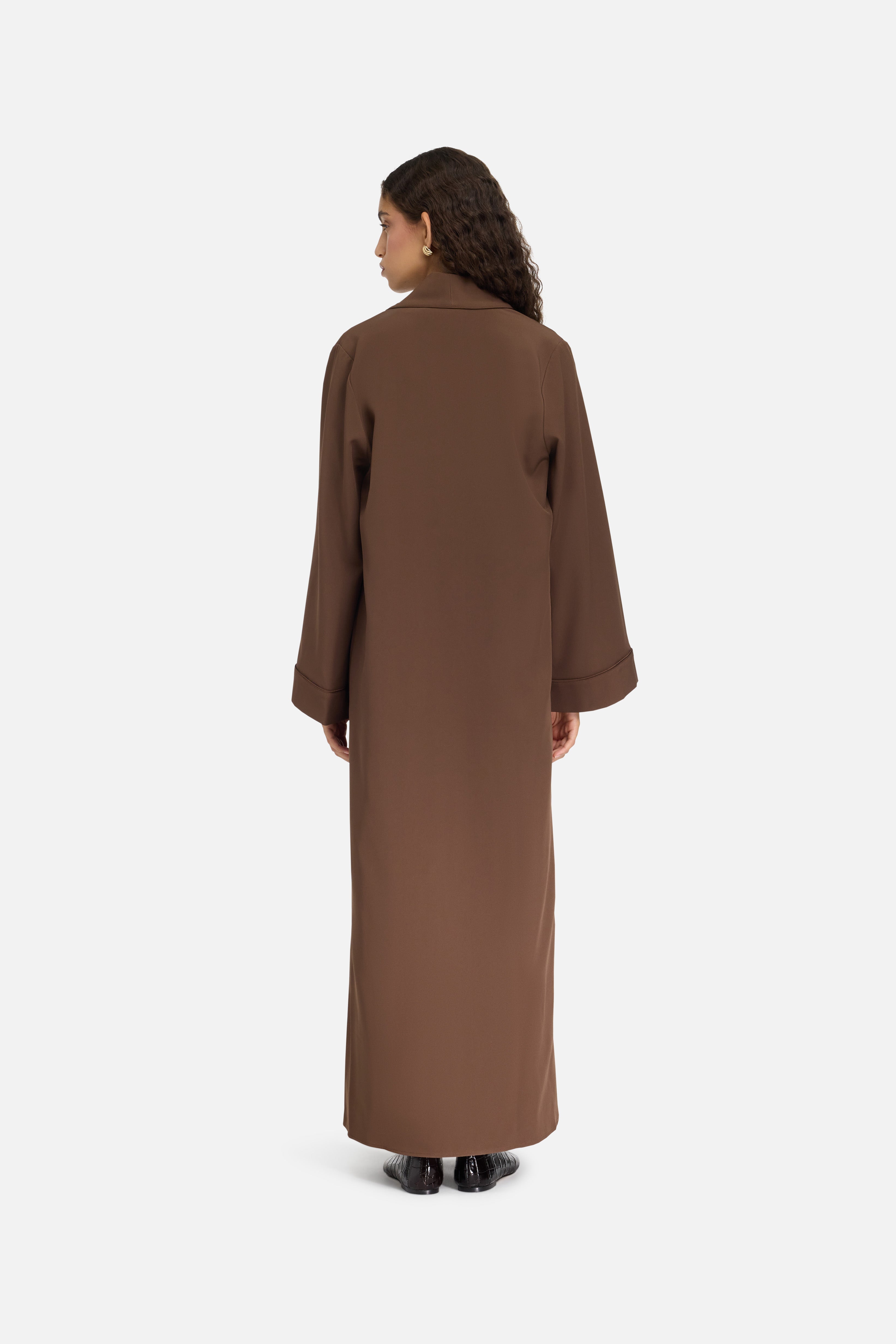 Essential Abaya Short | Chocolate