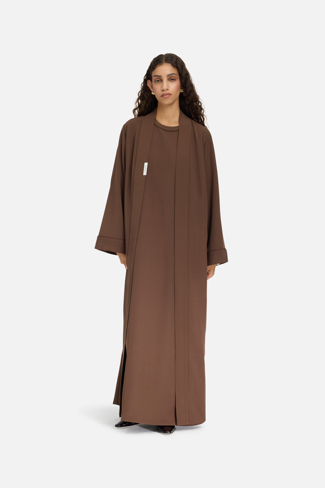 Essential Abaya Regular | Chocolate