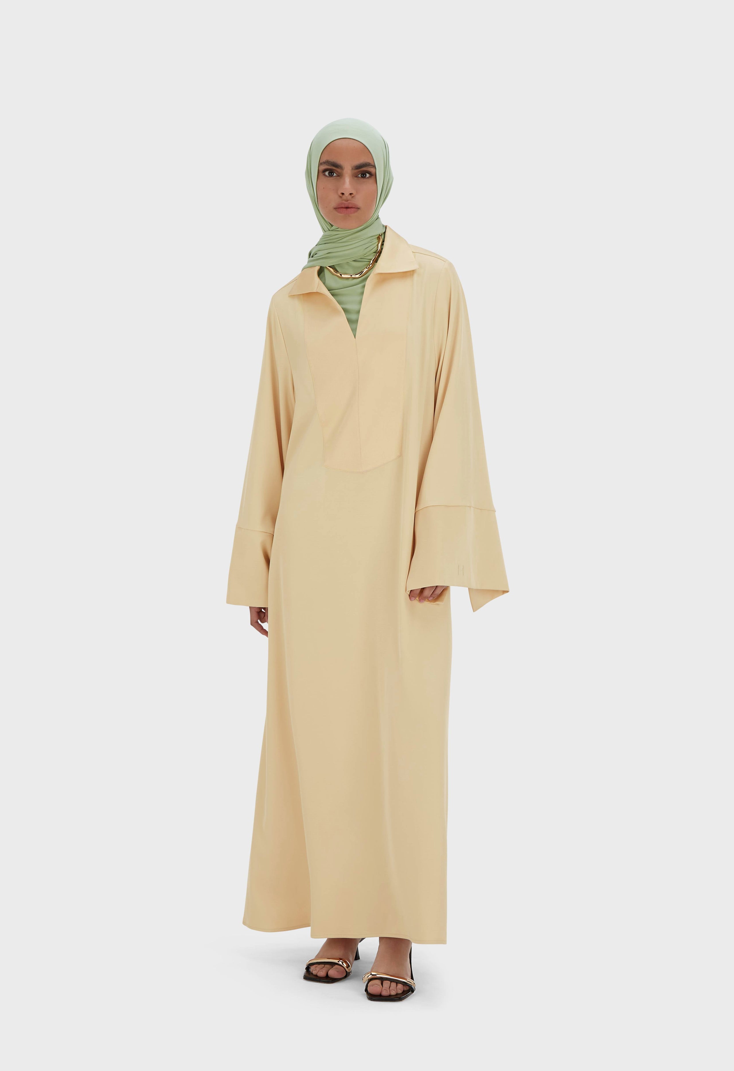 Kaftan Dress Regular | Warm Butter