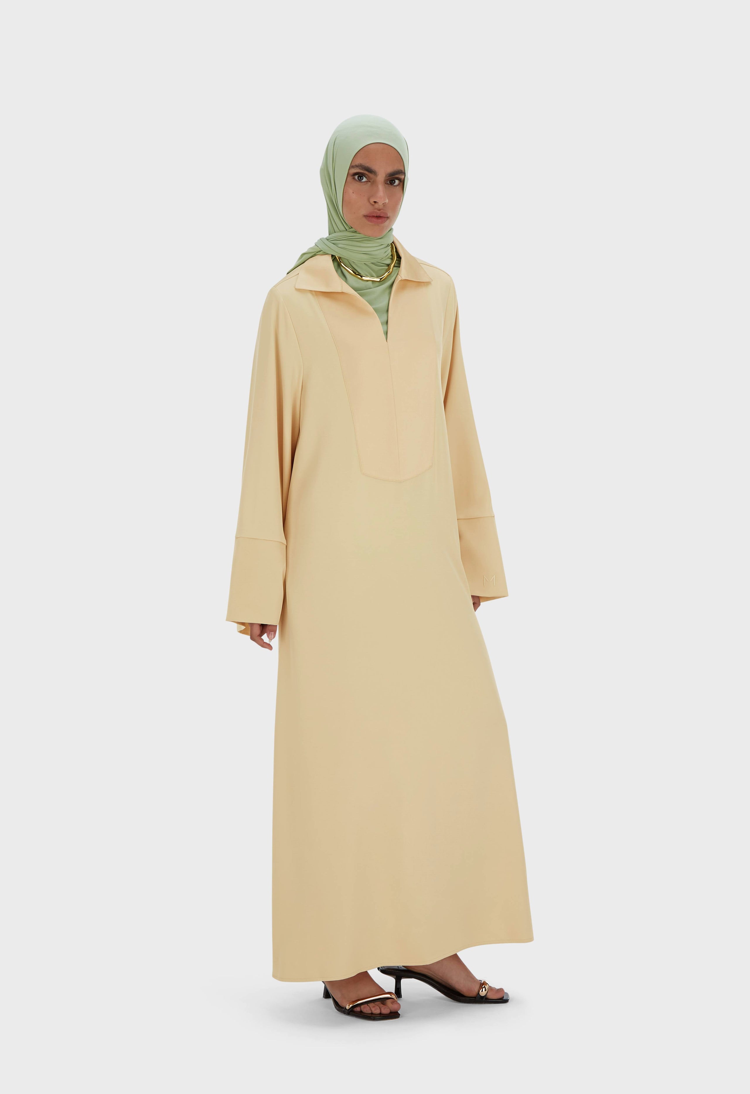 Kaftan Dress Regular | Warm Butter