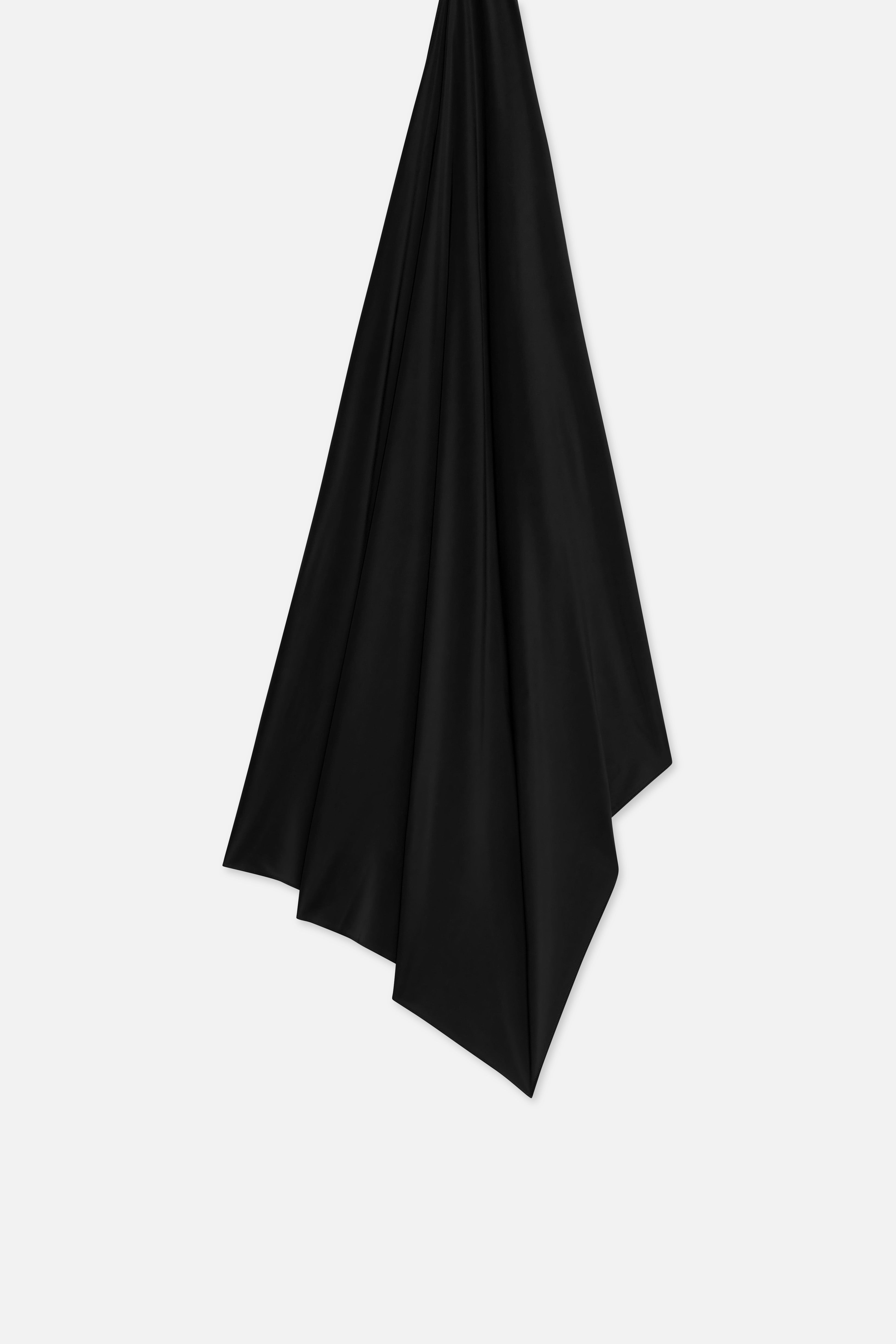 Liquid Jersey Scarf | Black