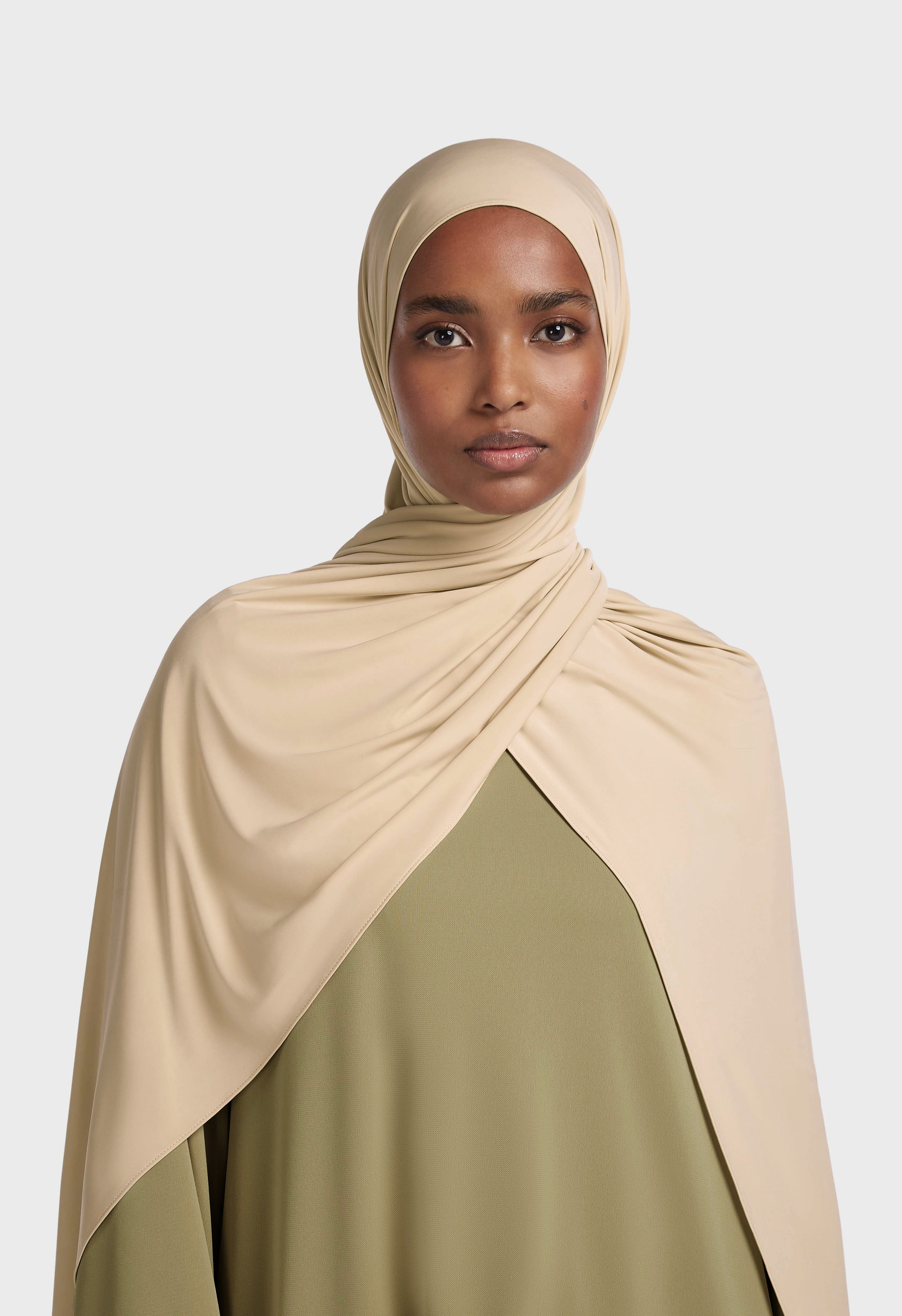 Liquid Jersey Scarf | Warm Butter