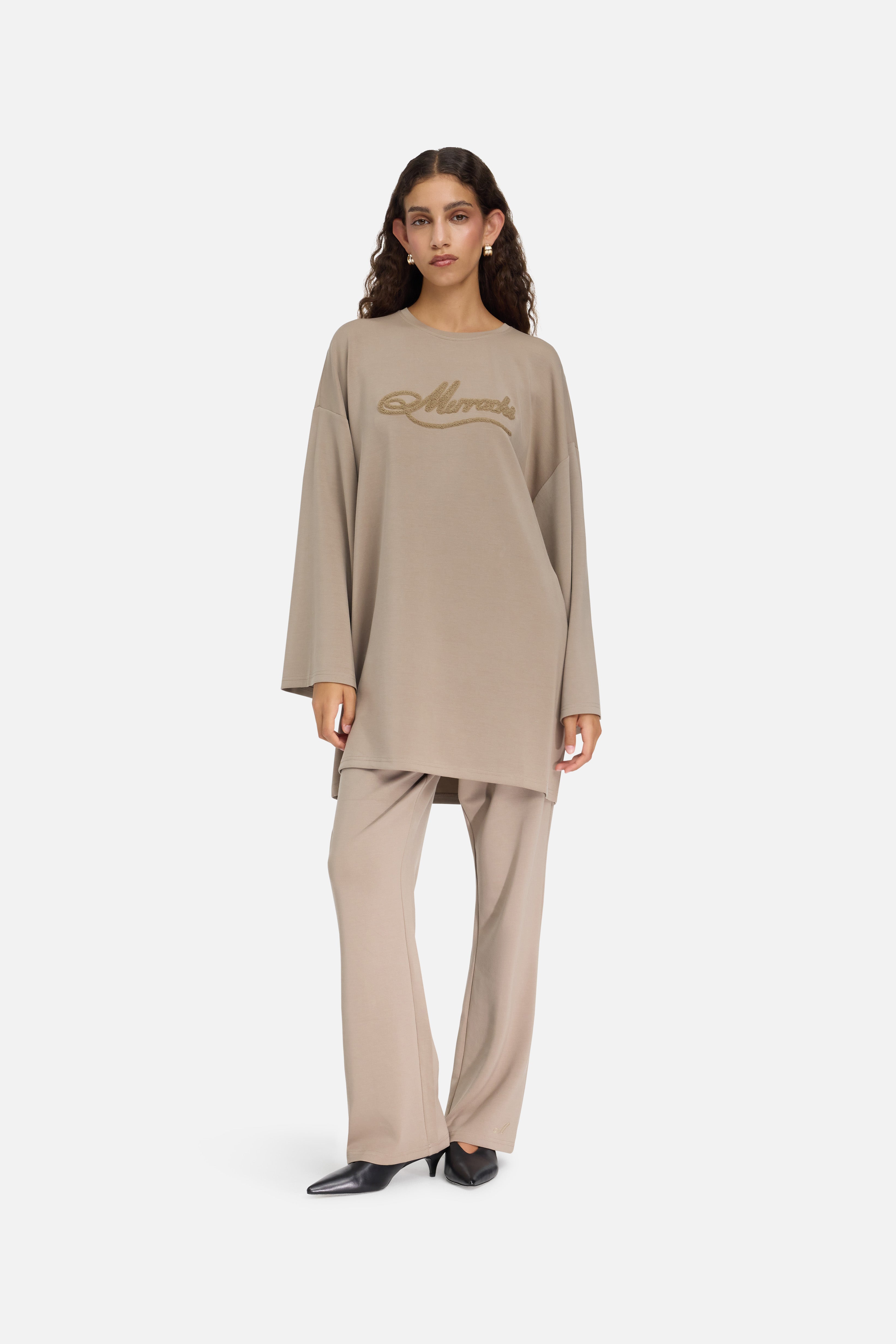 Modal Jersey Pants | Khaki
