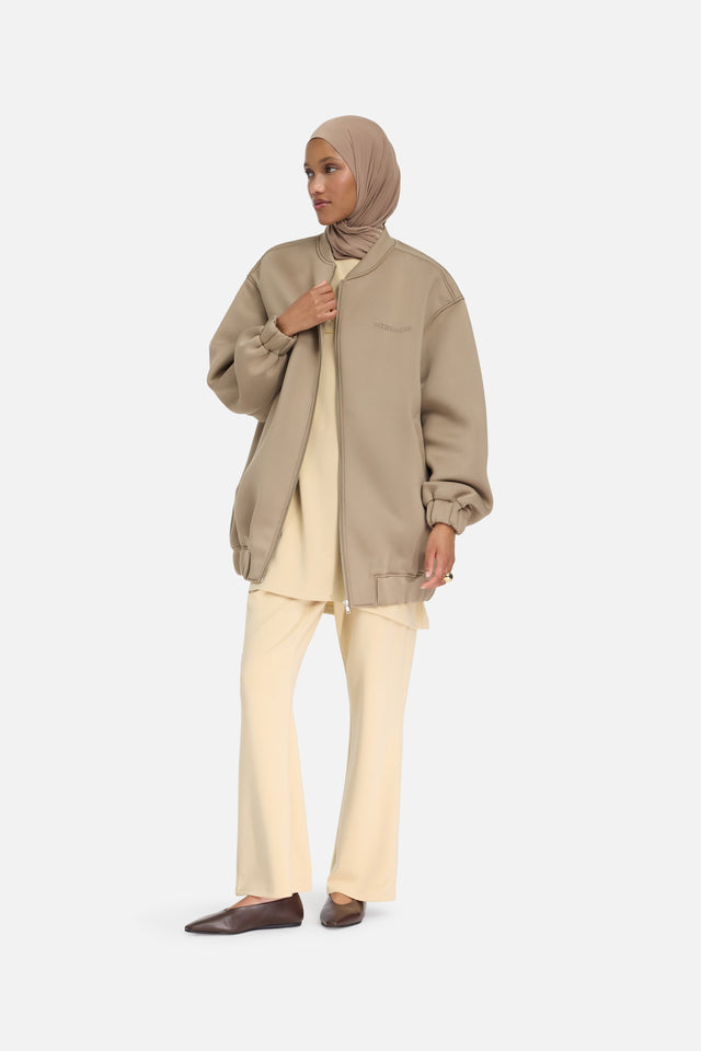 Neoprene Bomber | Khaki