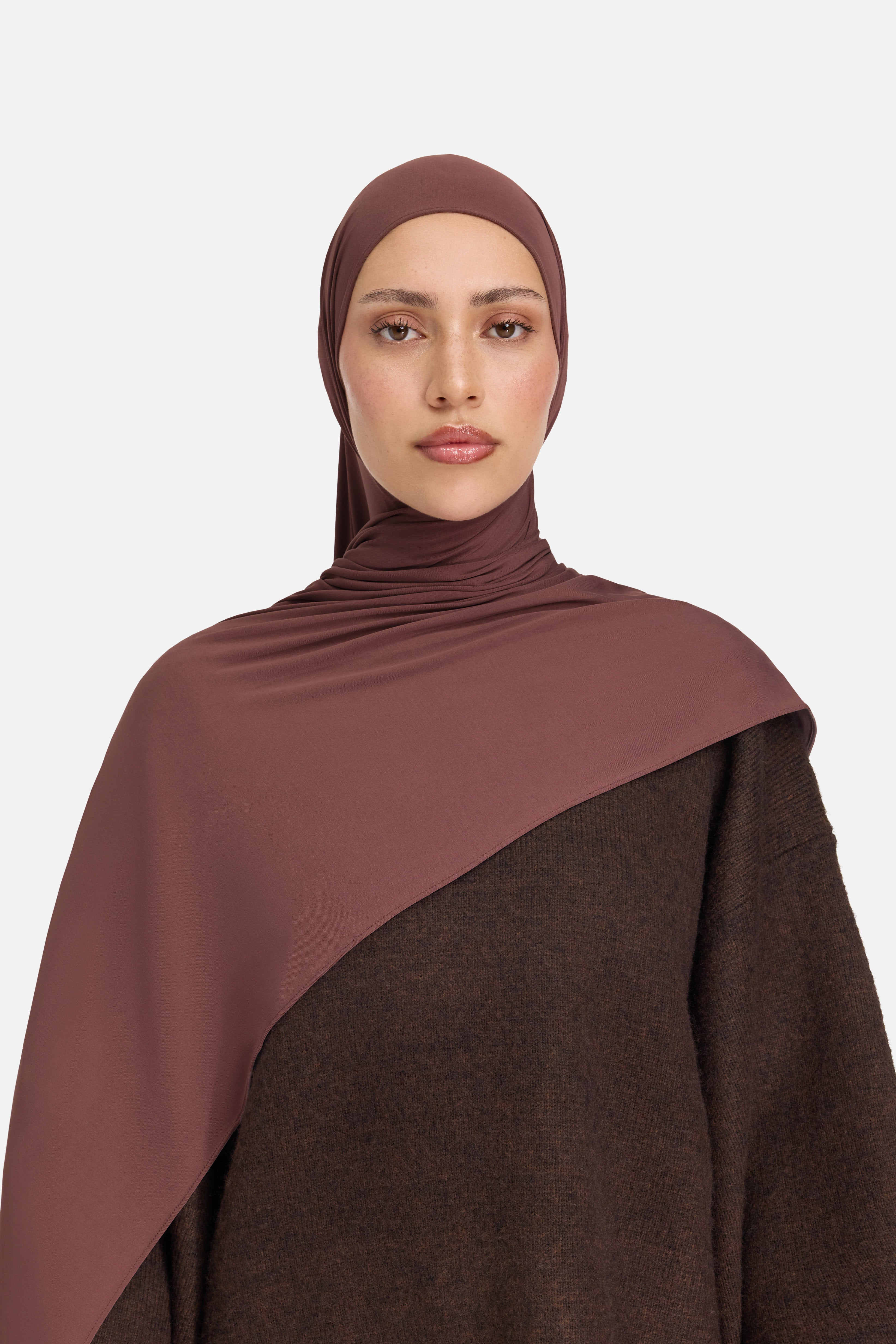 Premium Jersey Scarf | Burnt Red