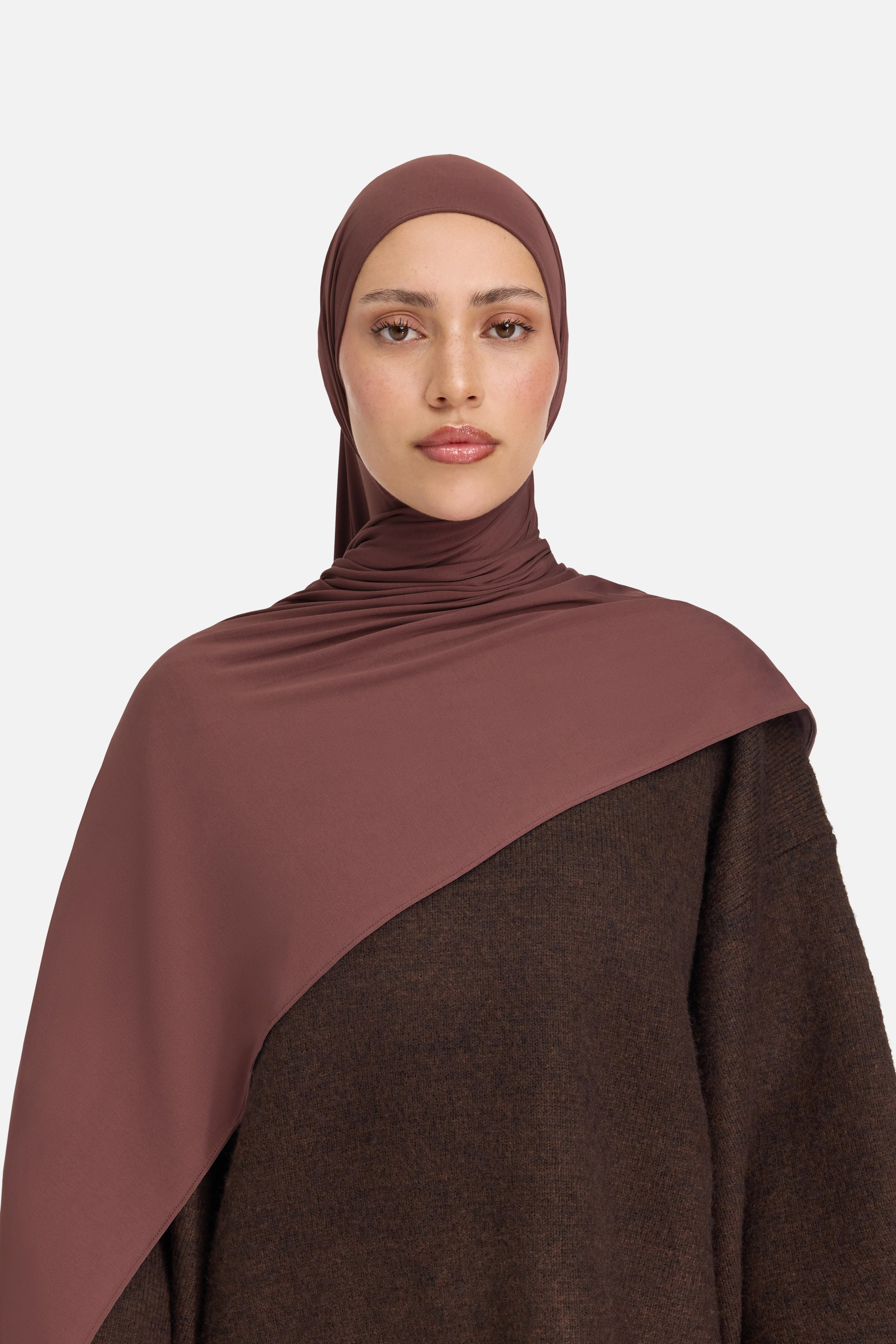 Premium Jersey Scarf | Burnt Red