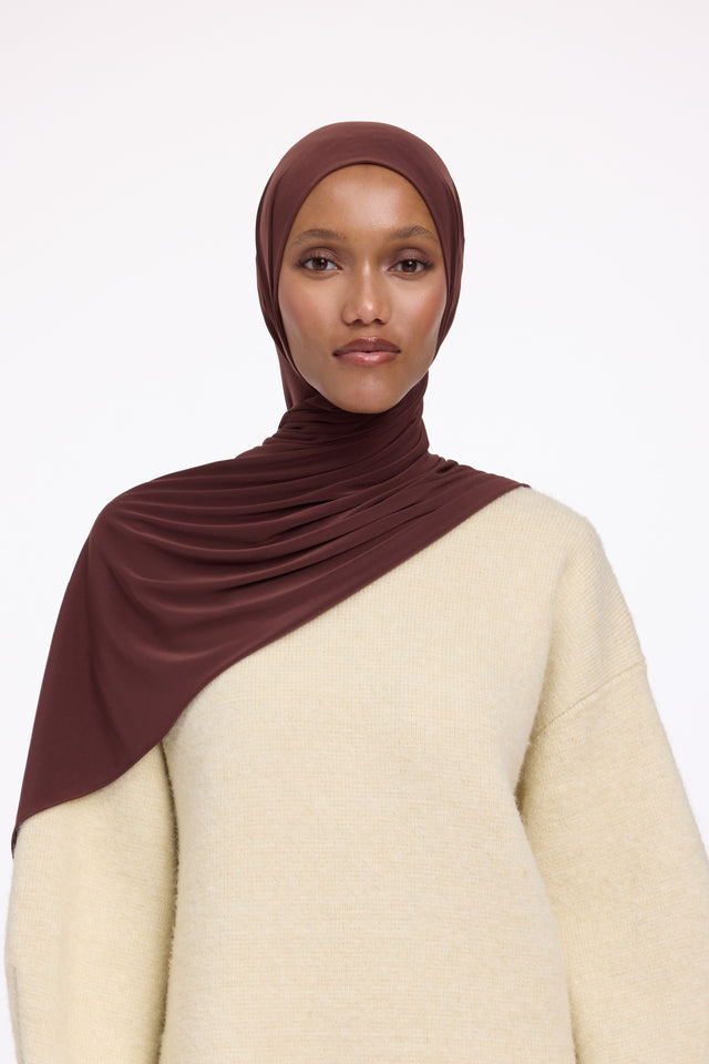 Premium Jersey Scarf | Dark Cherry