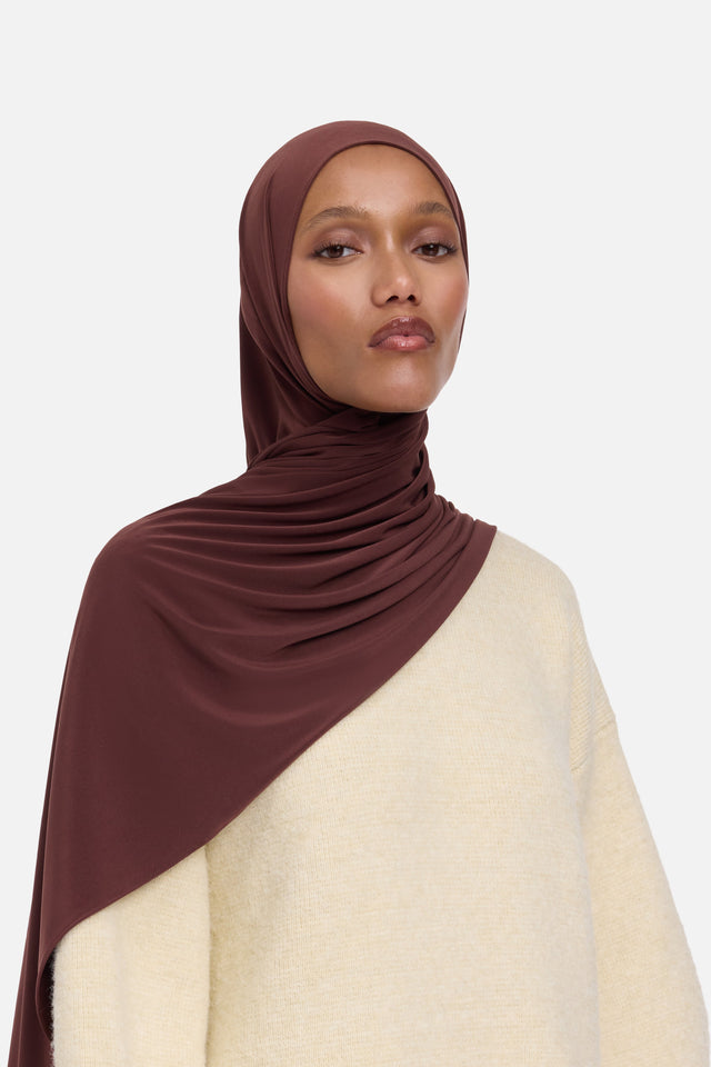 Premium Jersey Scarf | Dark Cherry