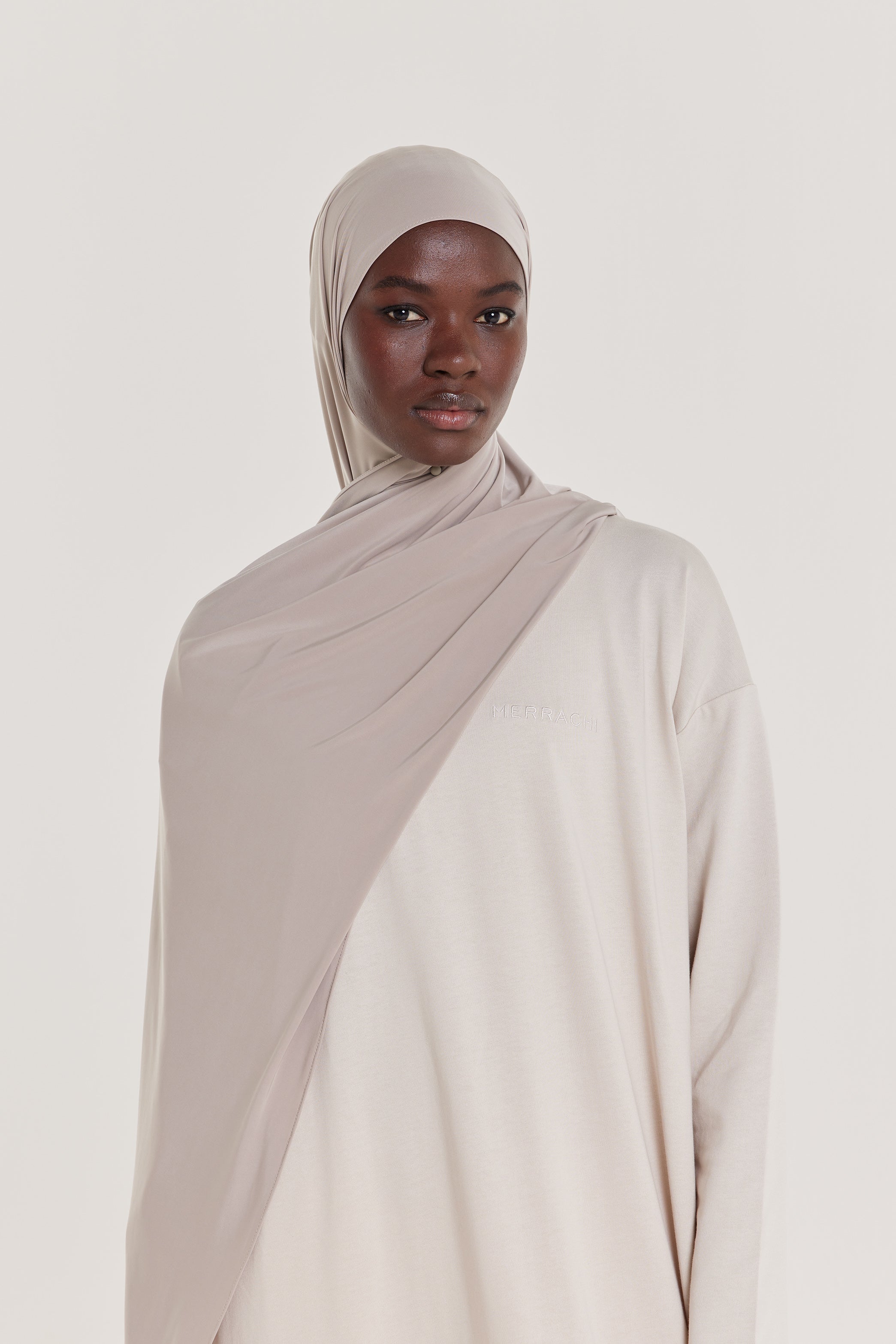Liquid Jersey Scarf | Cashmere