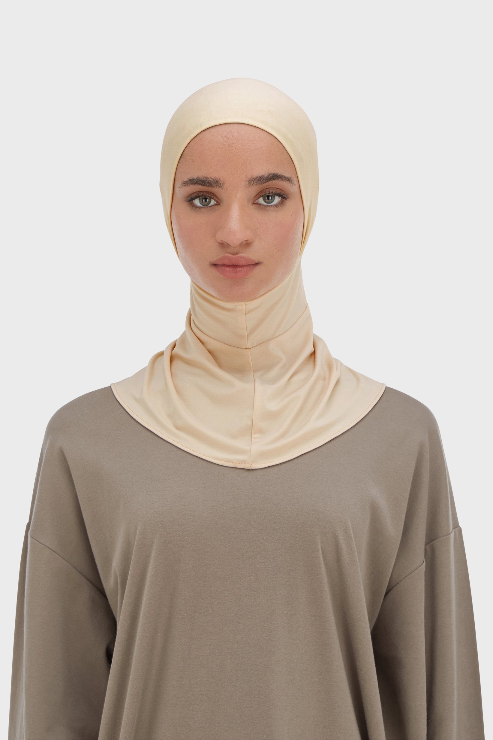 Bamboo Full Cover Underscarf | Warm Butter