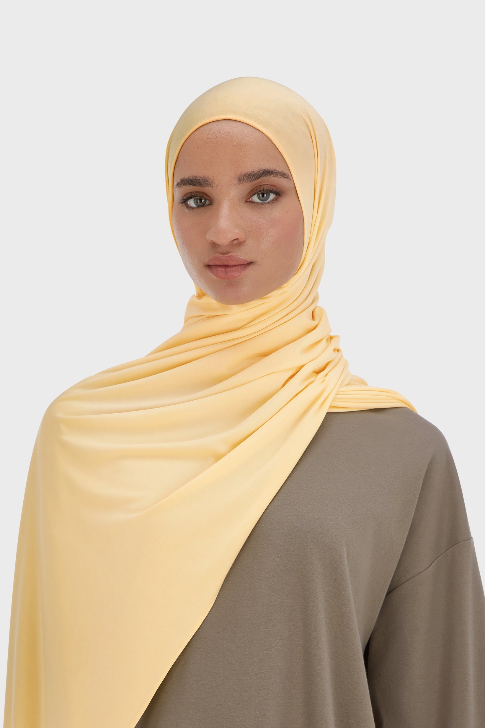 Bamboo Jersey Scarf | Sunset Yellow