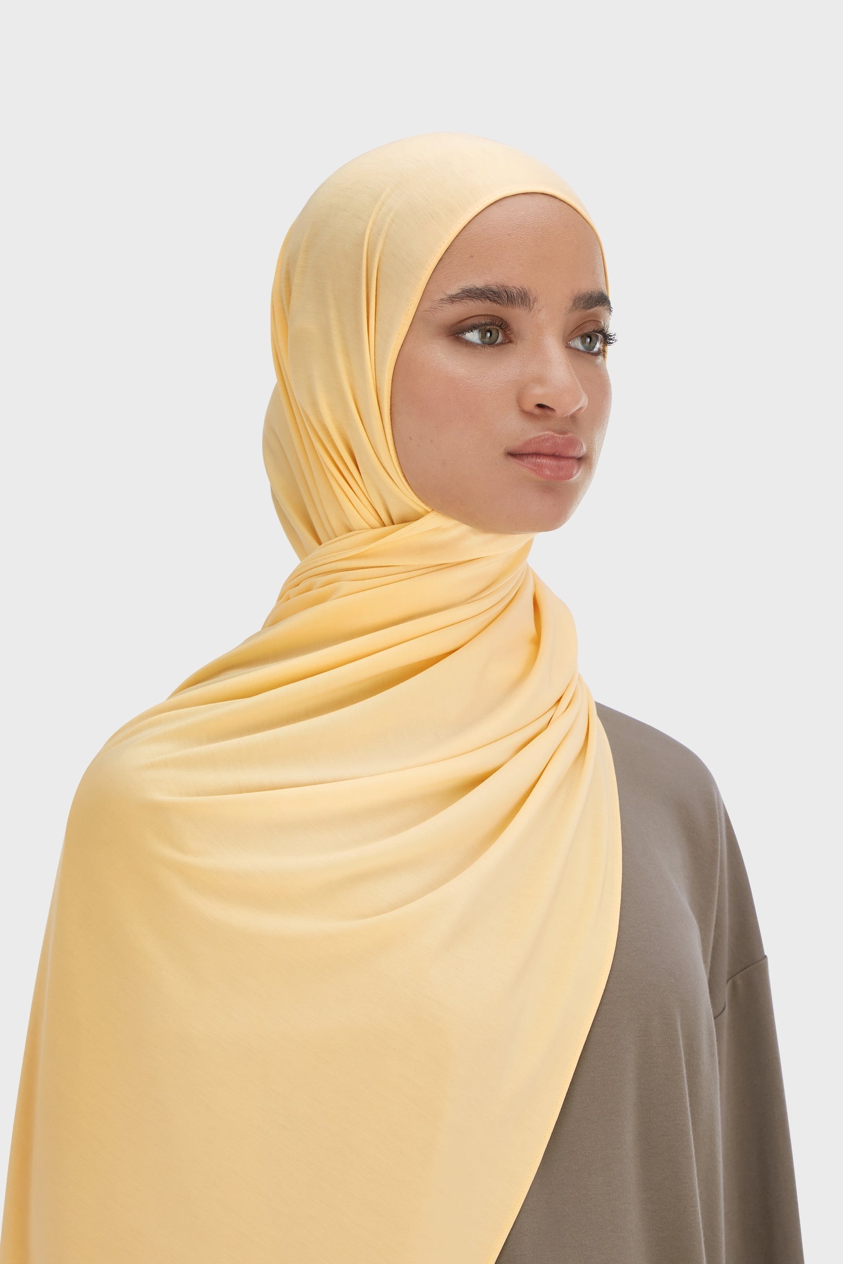 Bamboo Jersey Scarf | Sunset Yellow
