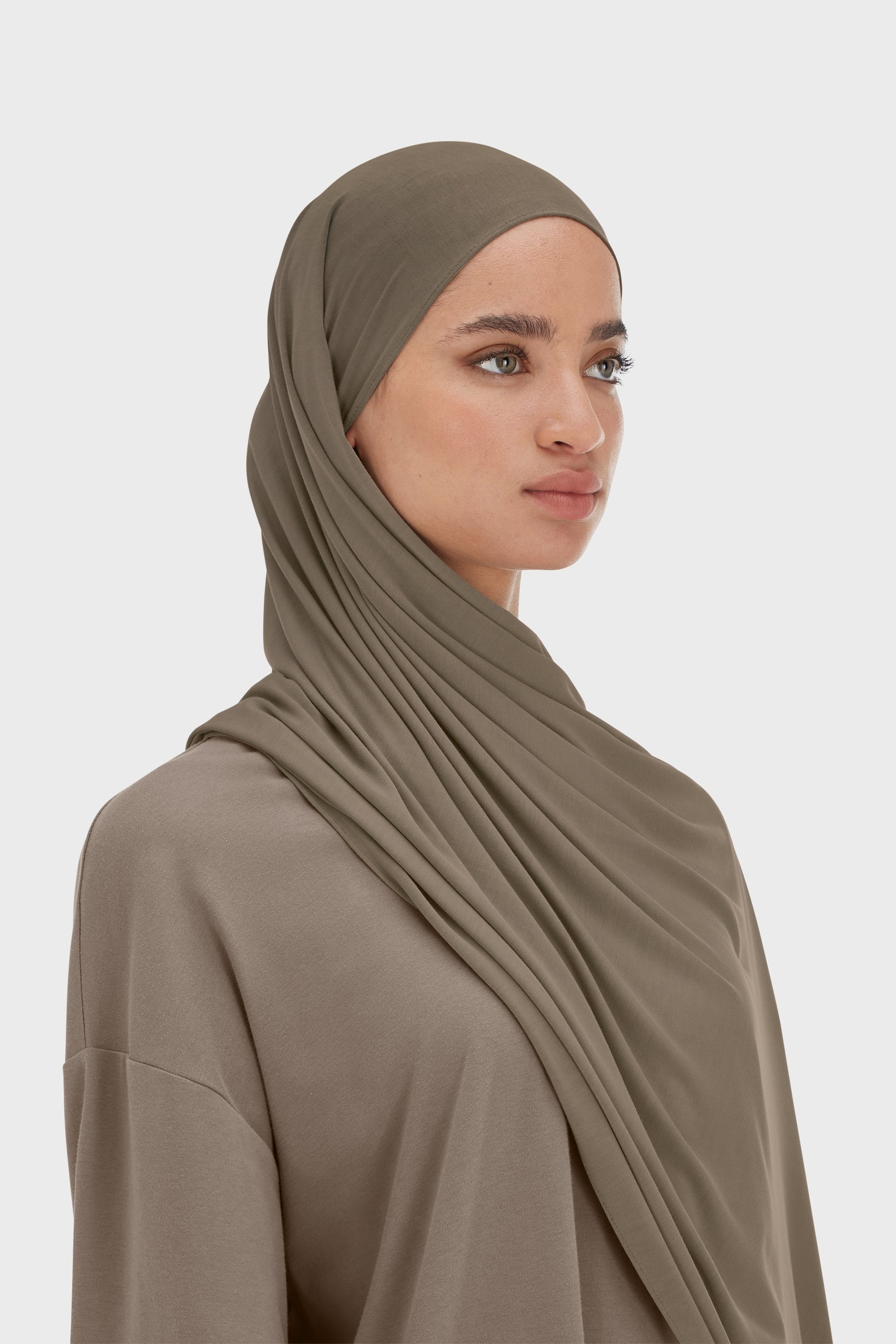 Bamboo Jersey Scarf | Taupe