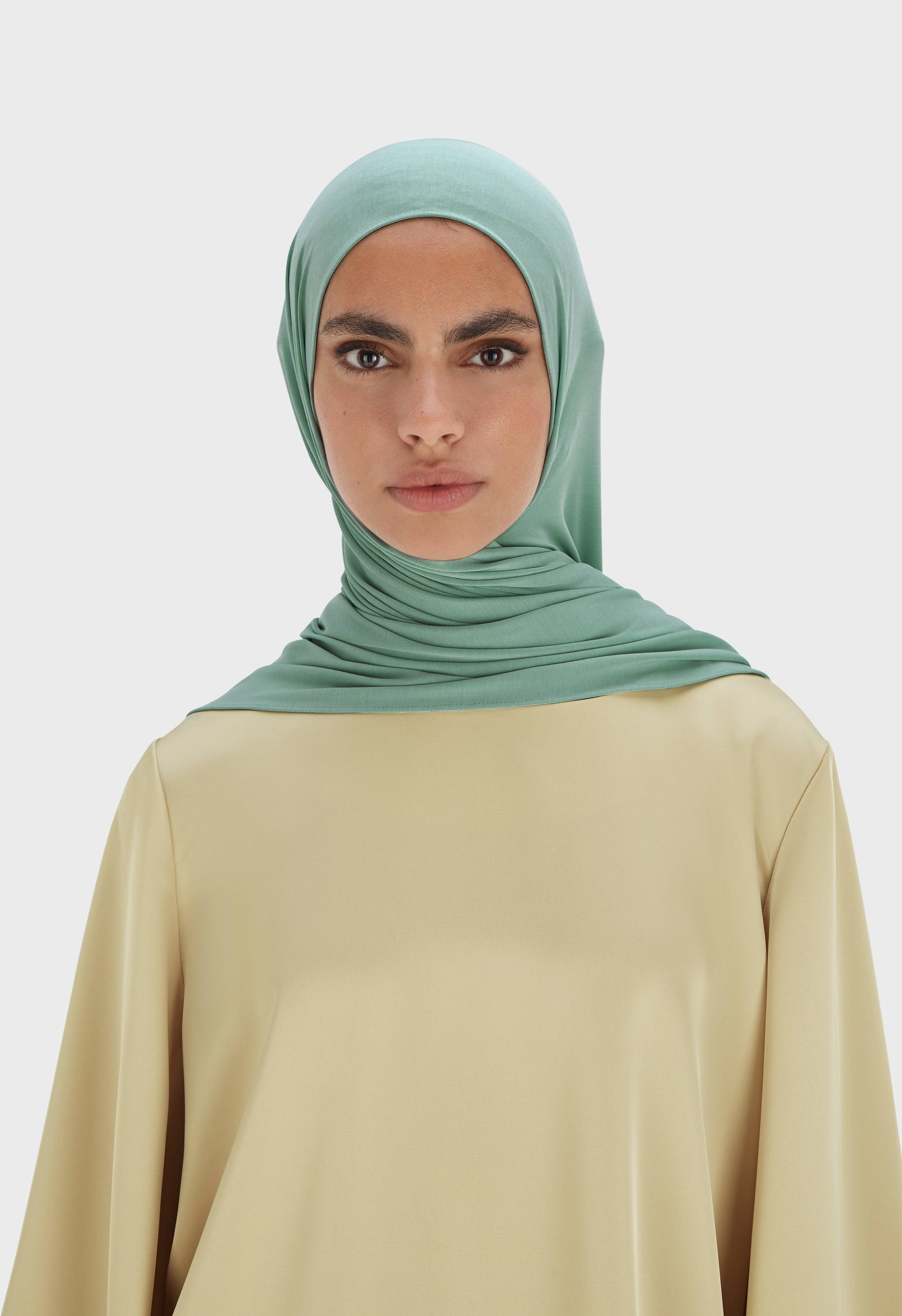 Breathable Jersey Scarf | Misty Blue