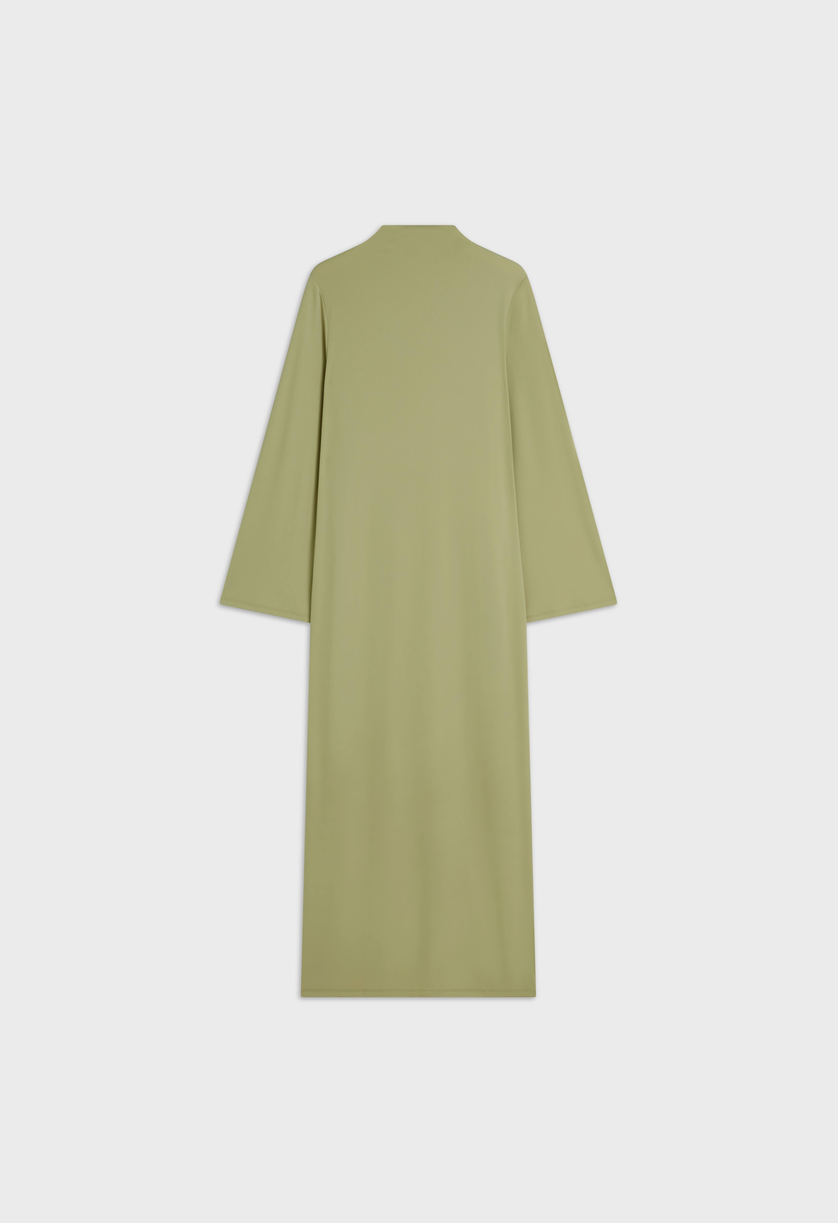 Essential Jersey Dress Short | Moss Gray