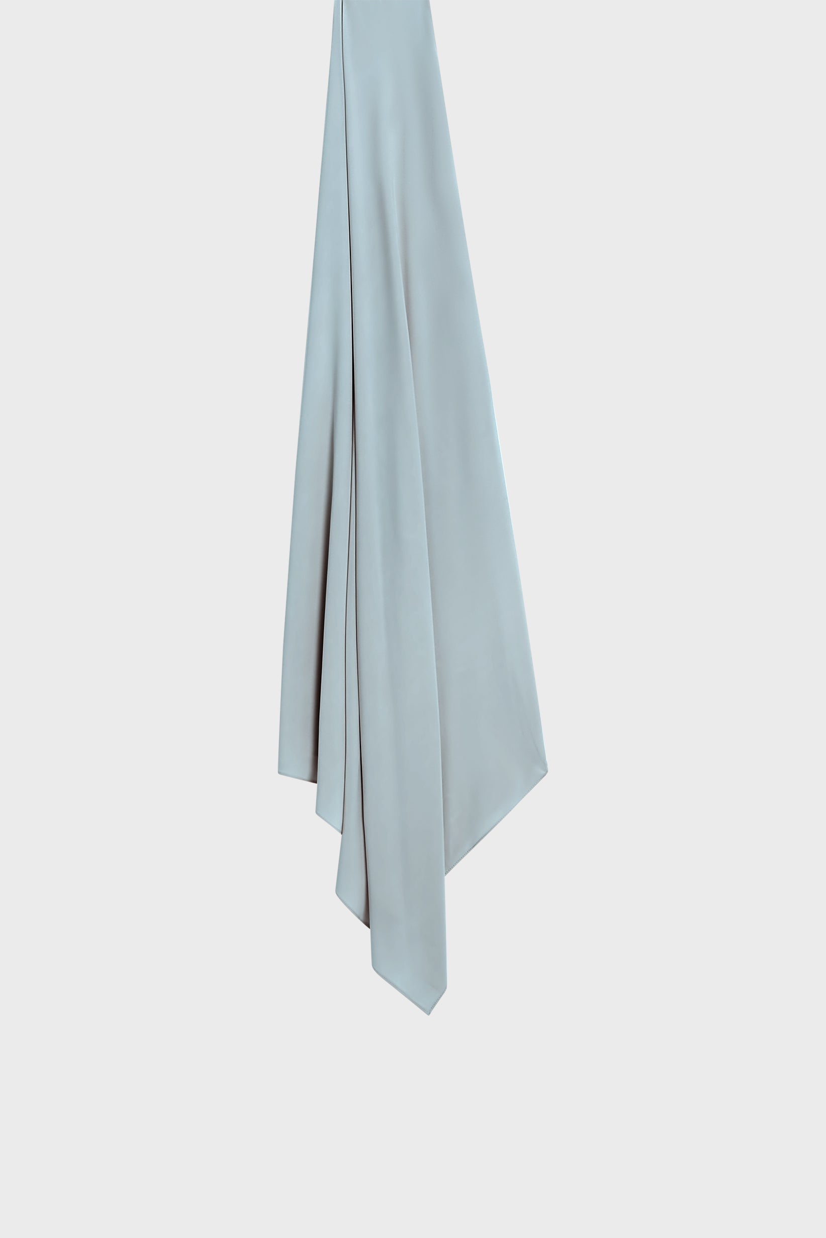 Liquid Jersey Scarf | Silver Blue