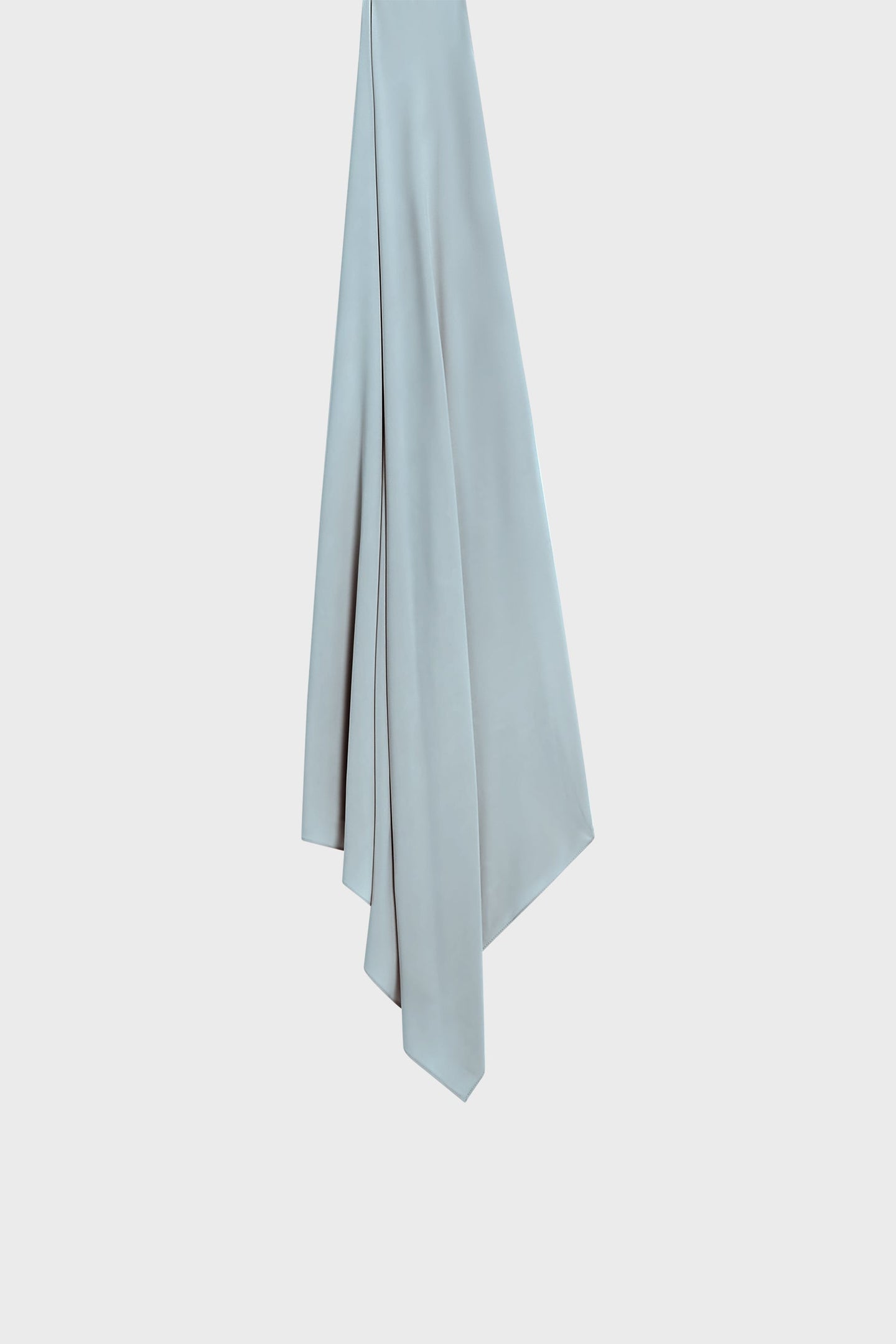 Liquid Jersey Scarf | Silver Blue