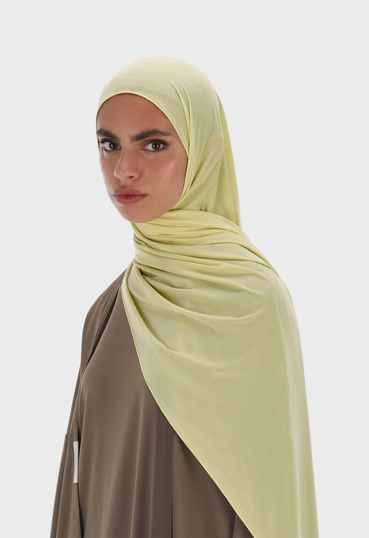 Liquid Jersey Scarf | Light Moss