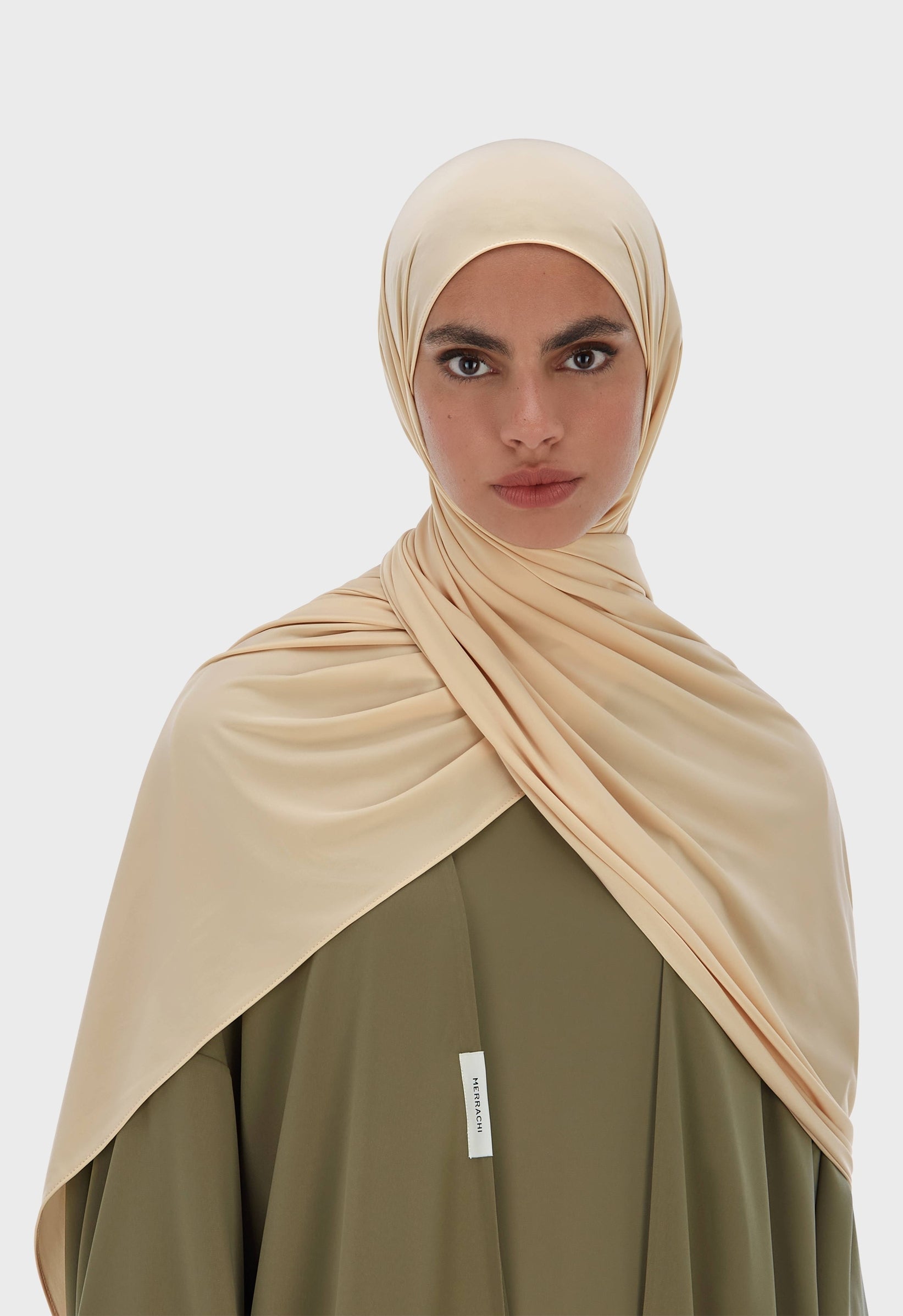 Liquid Jersey Scarf | Warm Butter