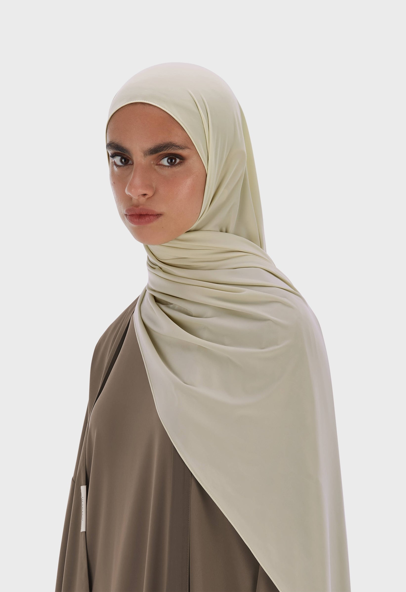 Liquid Jersey Scarf | White Pepper