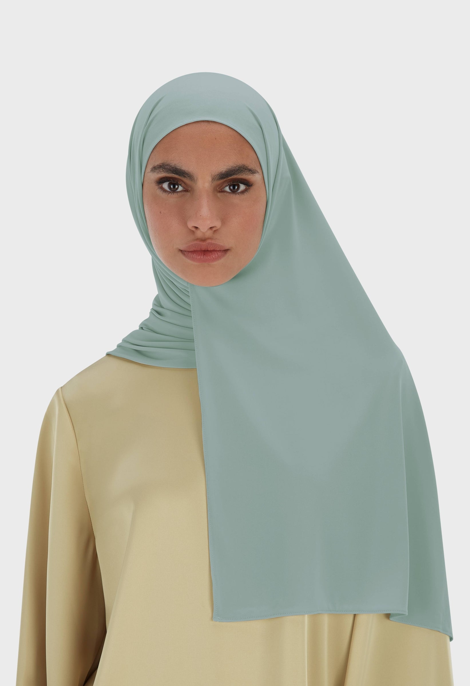 Premium Jersey Scarf | Silver Blue