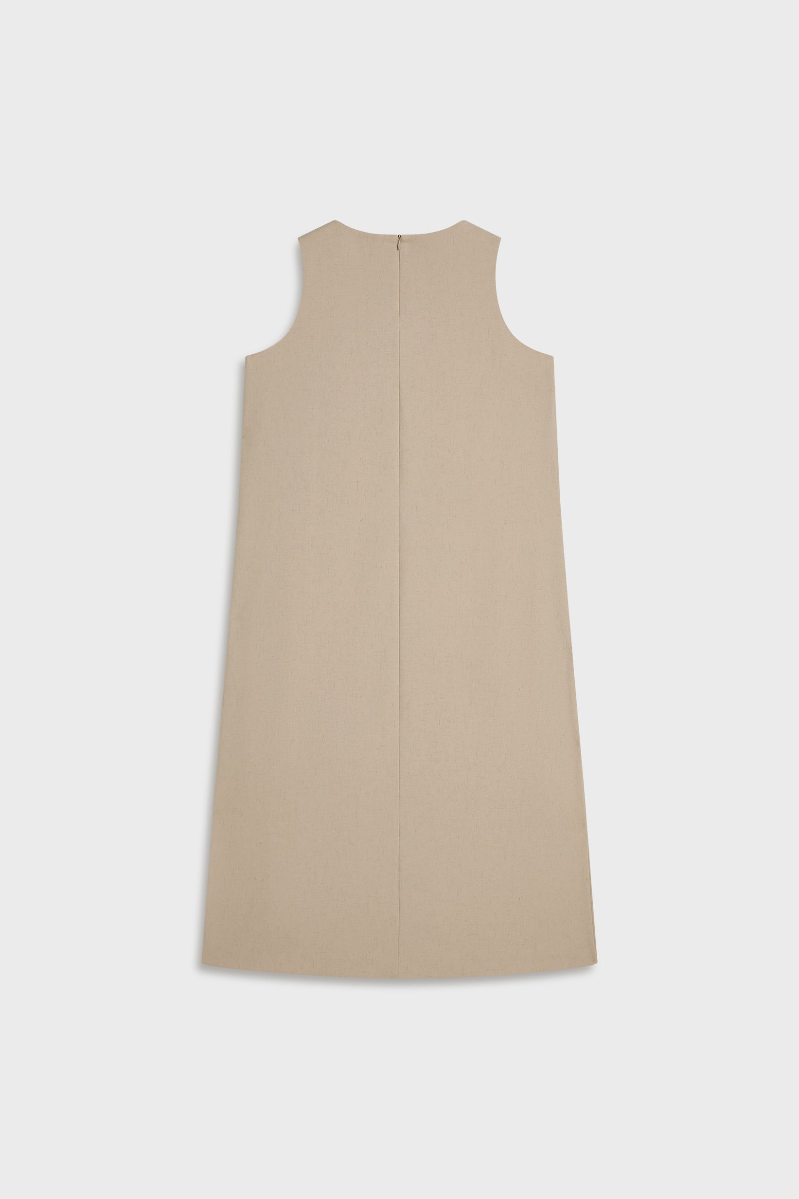 Sleeveless Dress | White Pepper