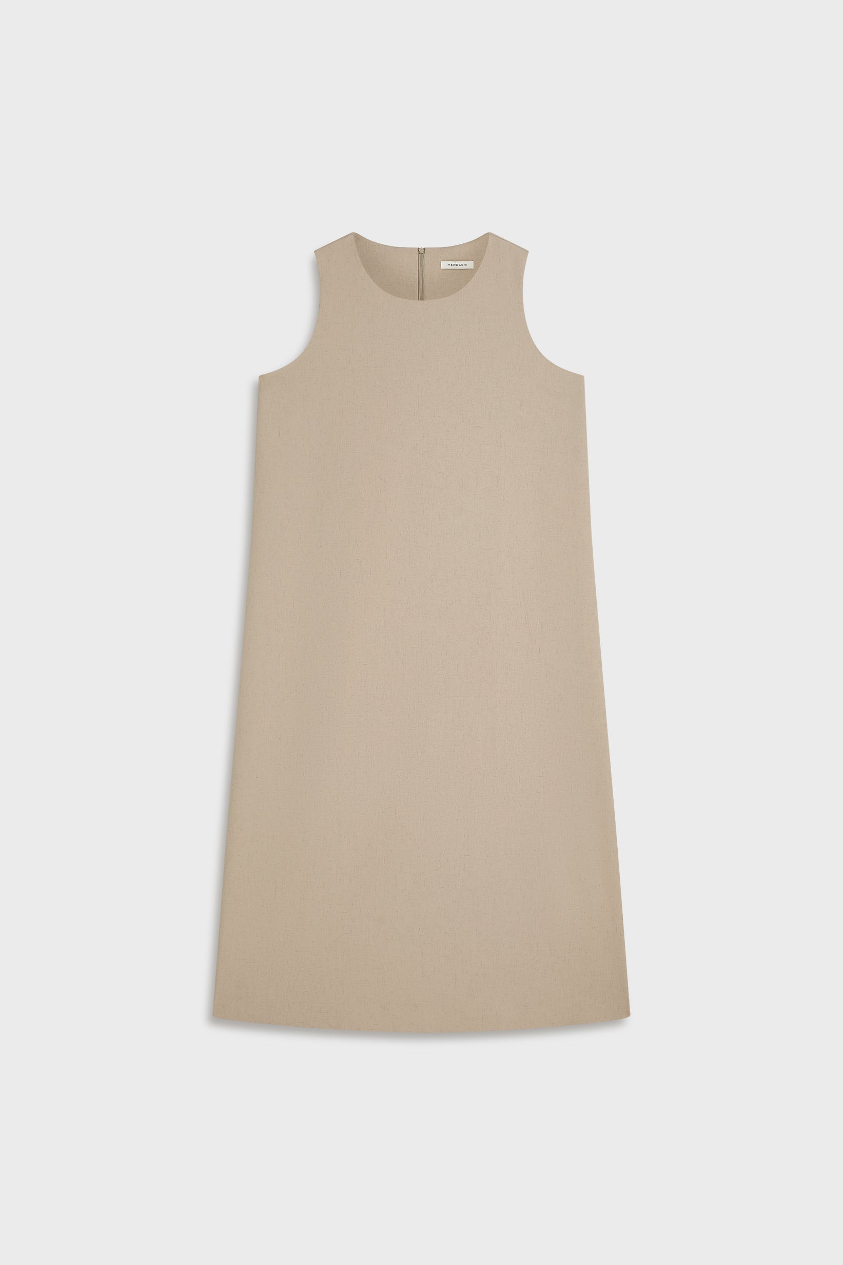 Sleeveless Dress | White Pepper