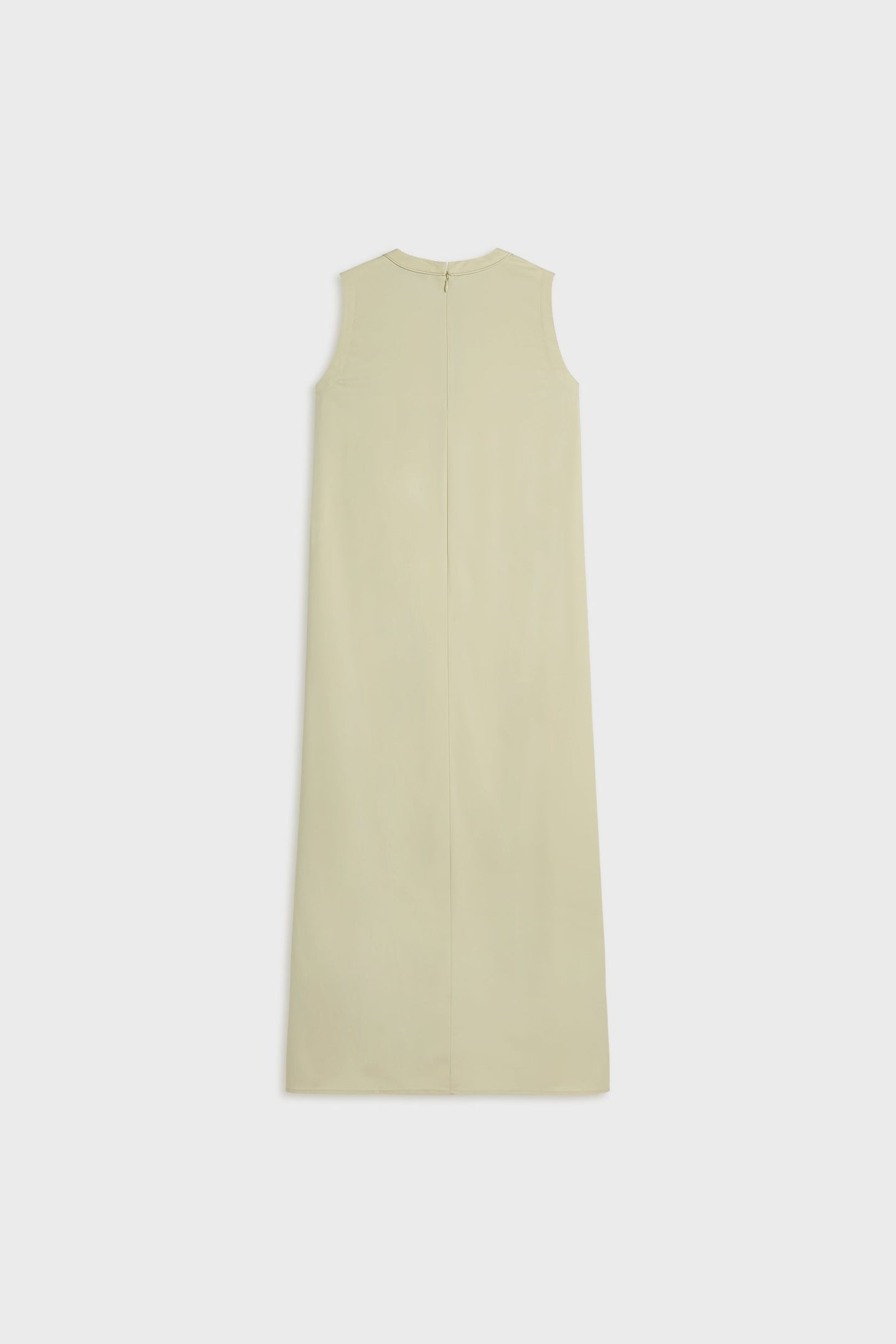 Sleeveless Woven Dress Regular | Light Moss