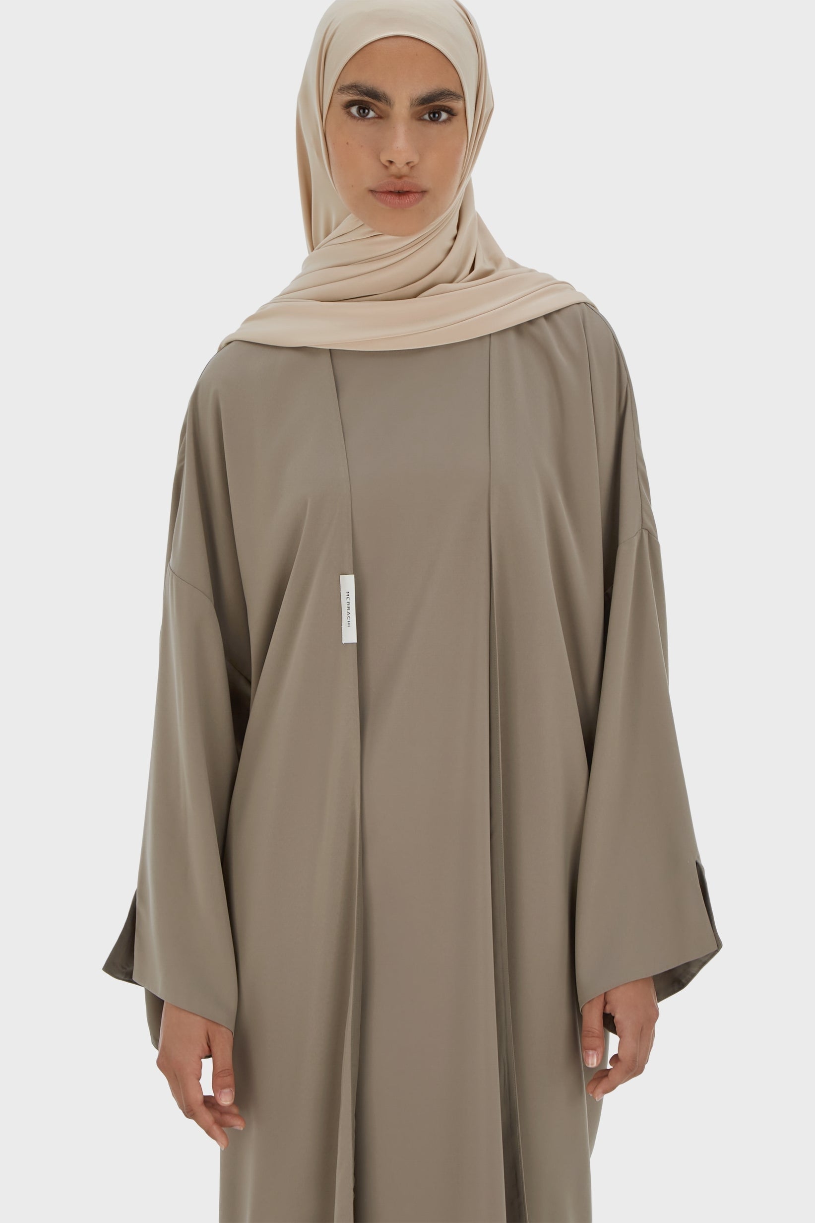 Sleeveless Woven Dress Short | Taupe