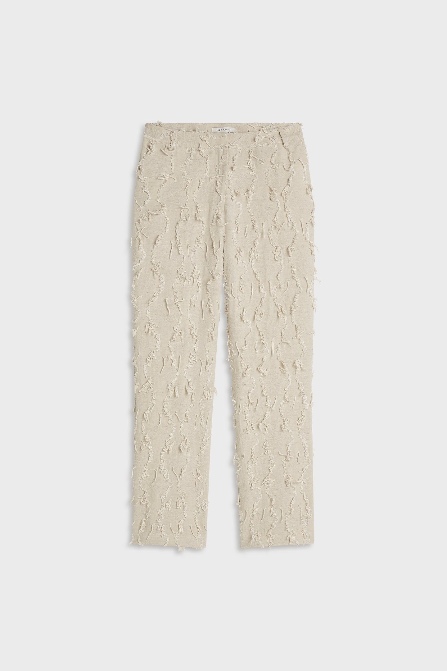 Summer Fil Coupé Pants | Natural