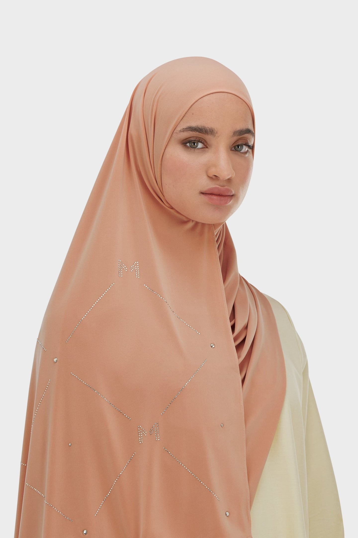 The Pearl Monogram - Premium Jersey | Pastel Orange