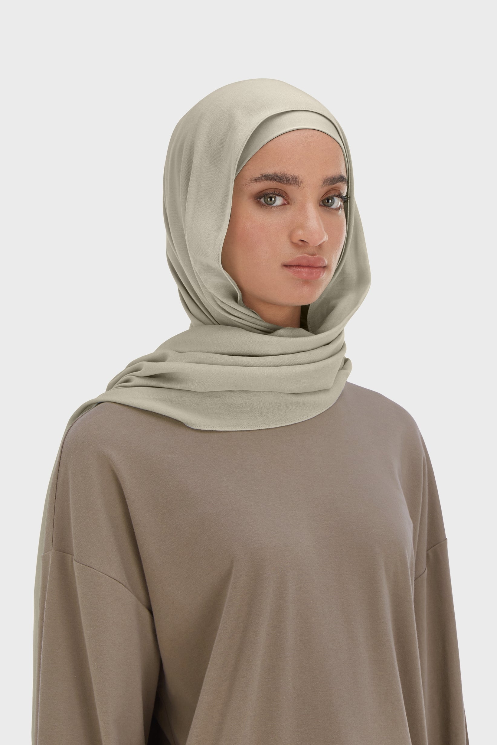 Weightless Woven Scarf | Moss Gray