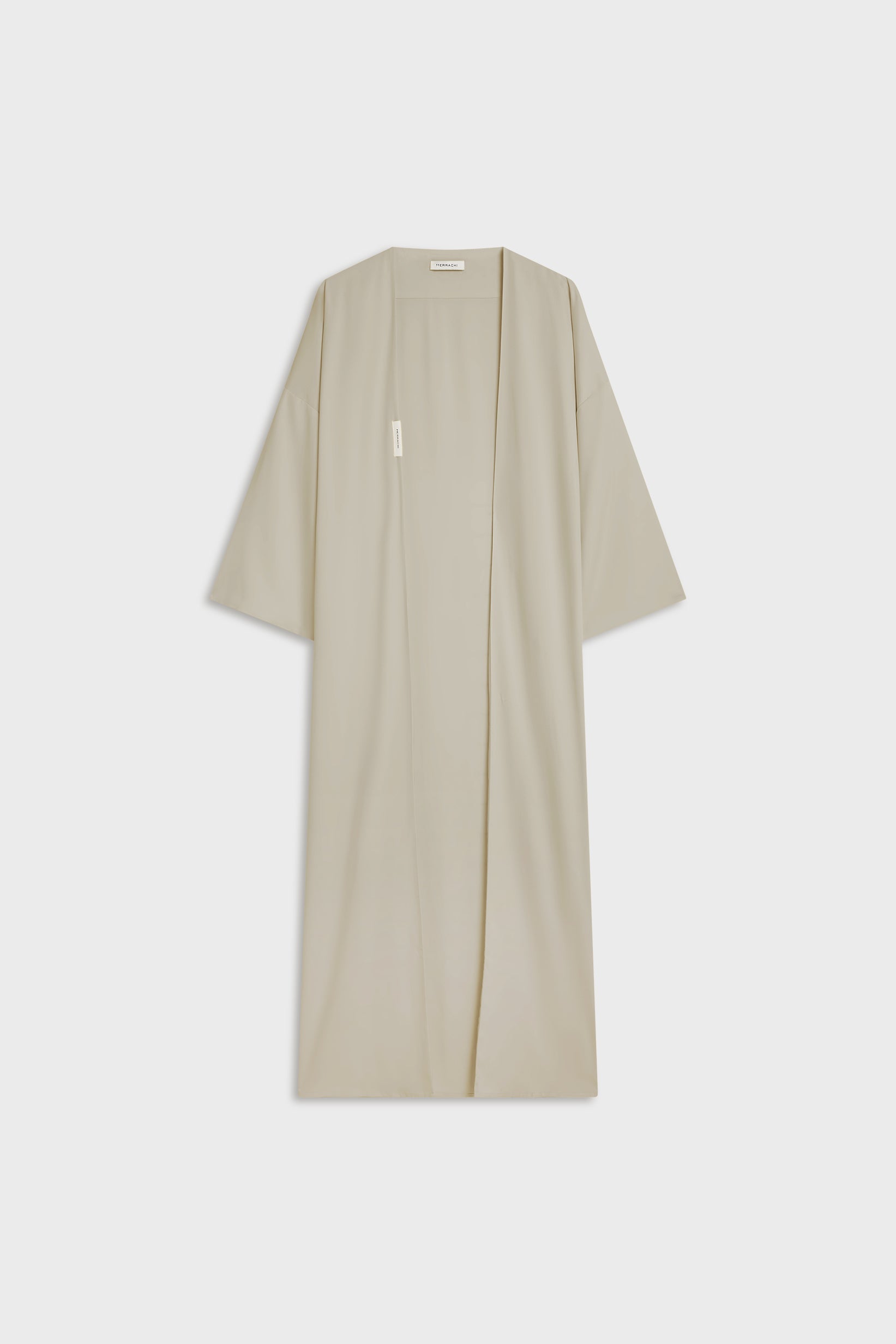Woven Abaya Short | Moss Gray