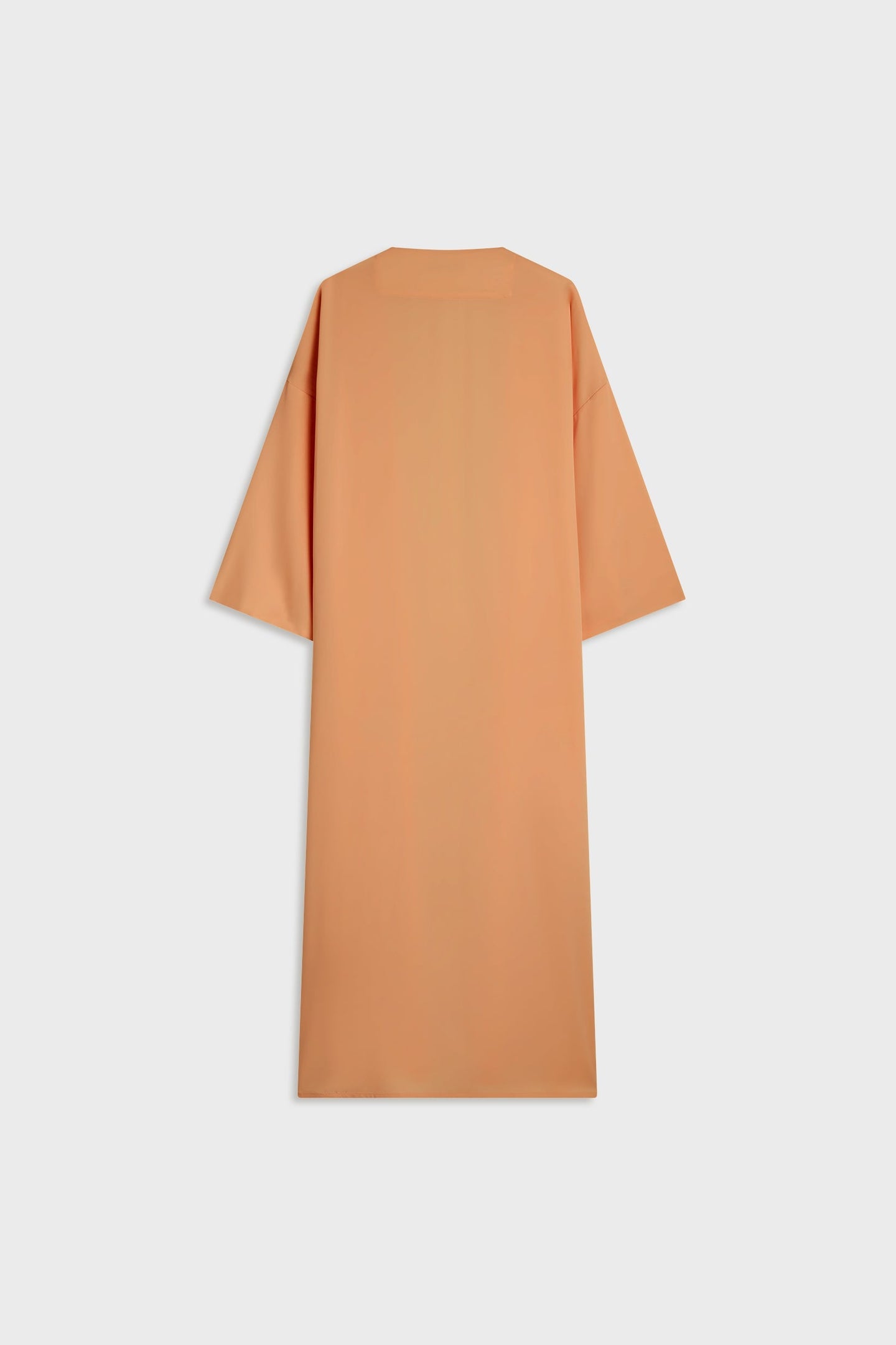 Woven Abaya Short | Pastel Orange